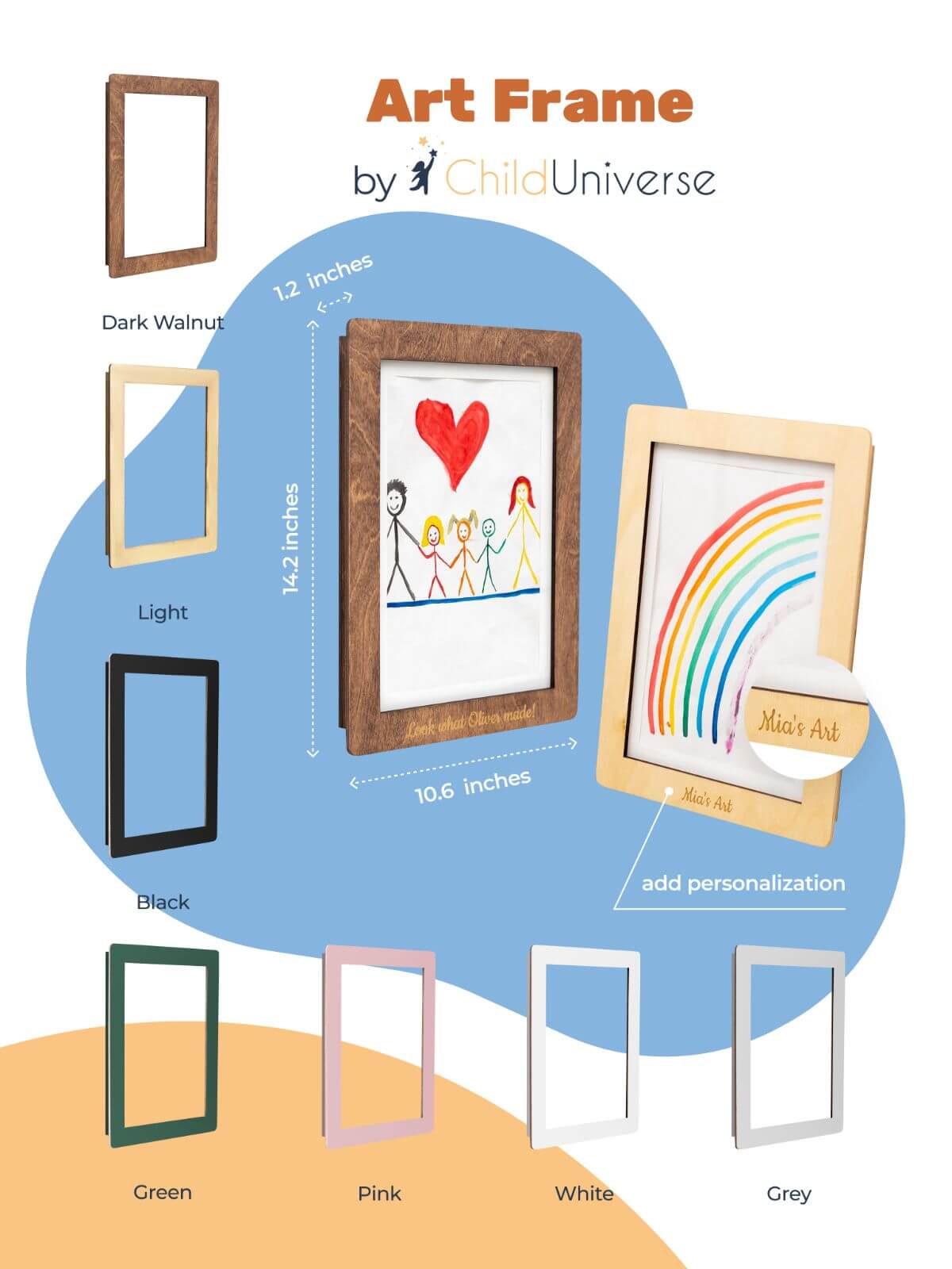changeable artwork frames from ChildUniverse