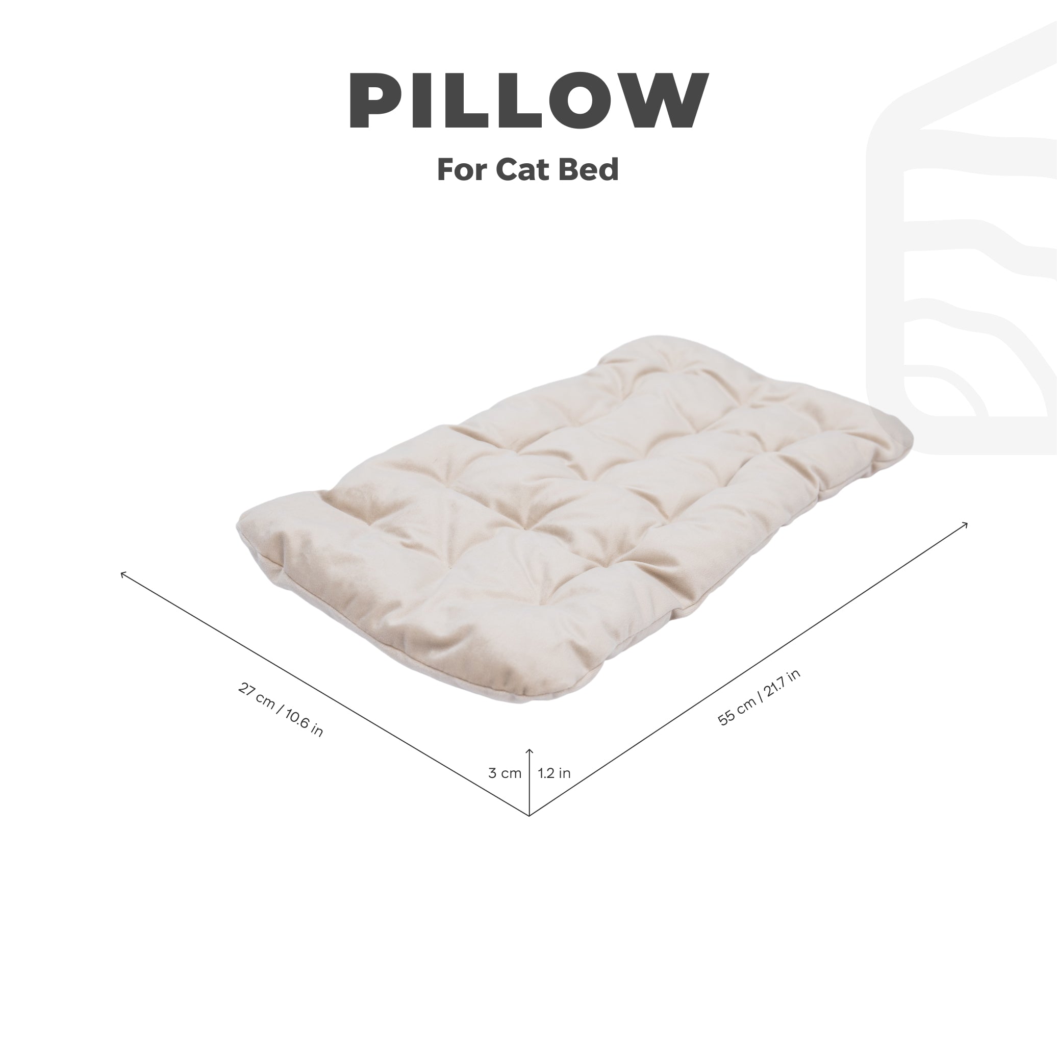 sleeping cat pillow
