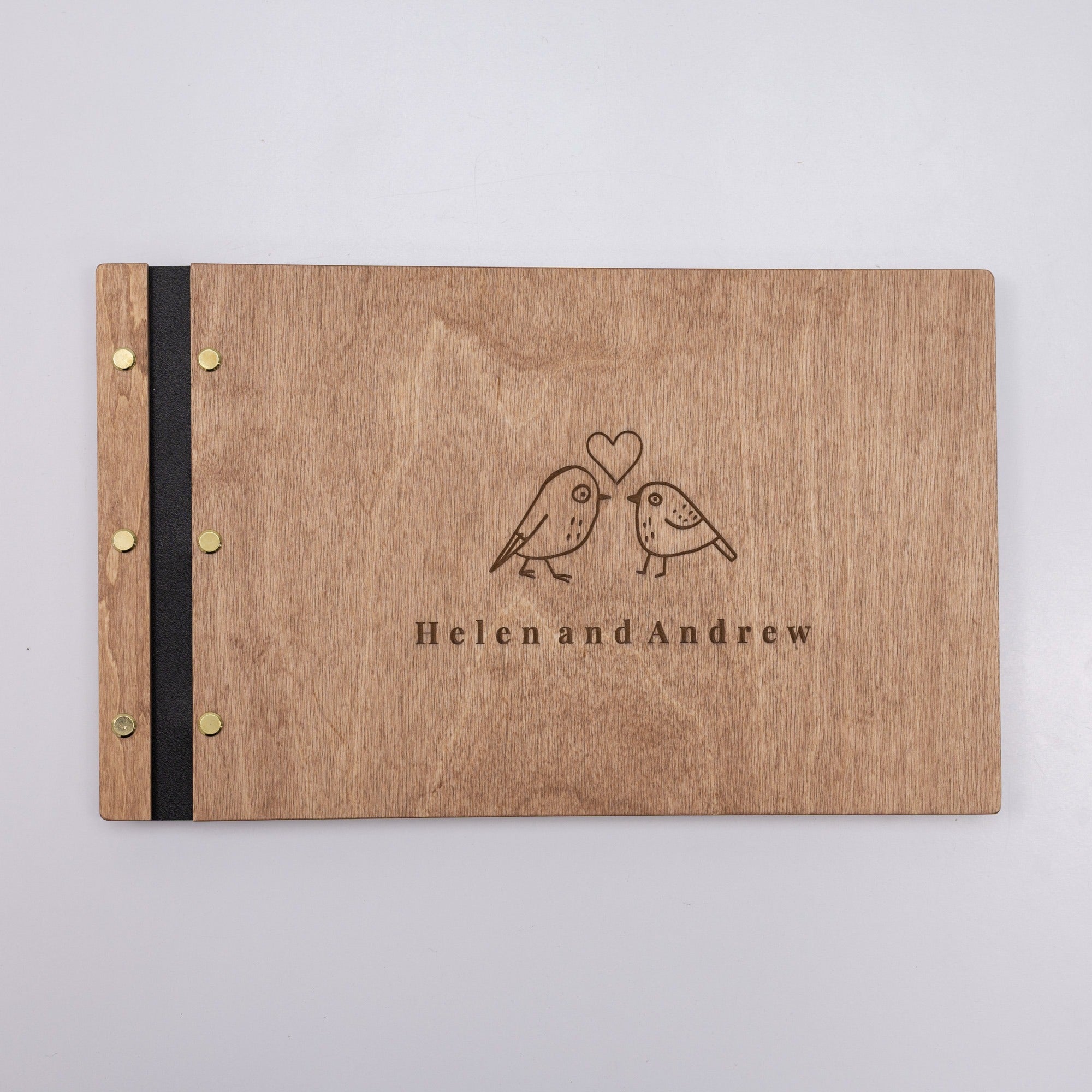 Álbum de madera Corazón