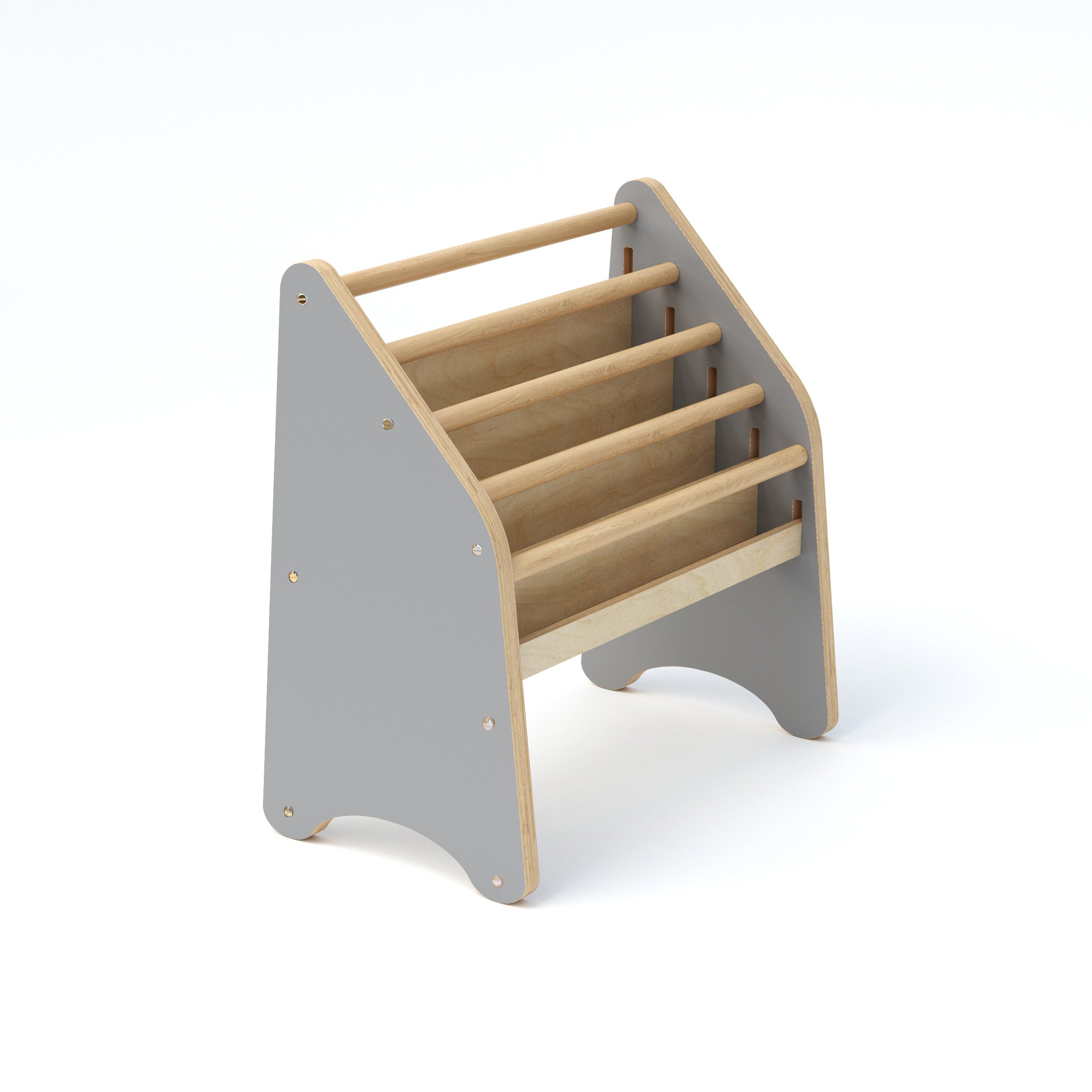 Wooden Montessori Bookshelf