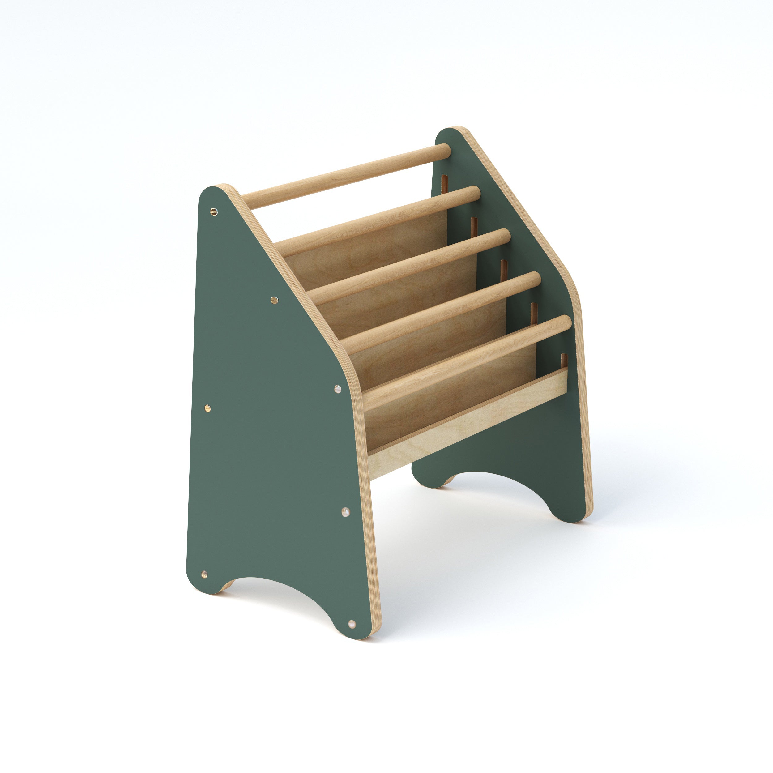 Wooden Montessori Bookshelf