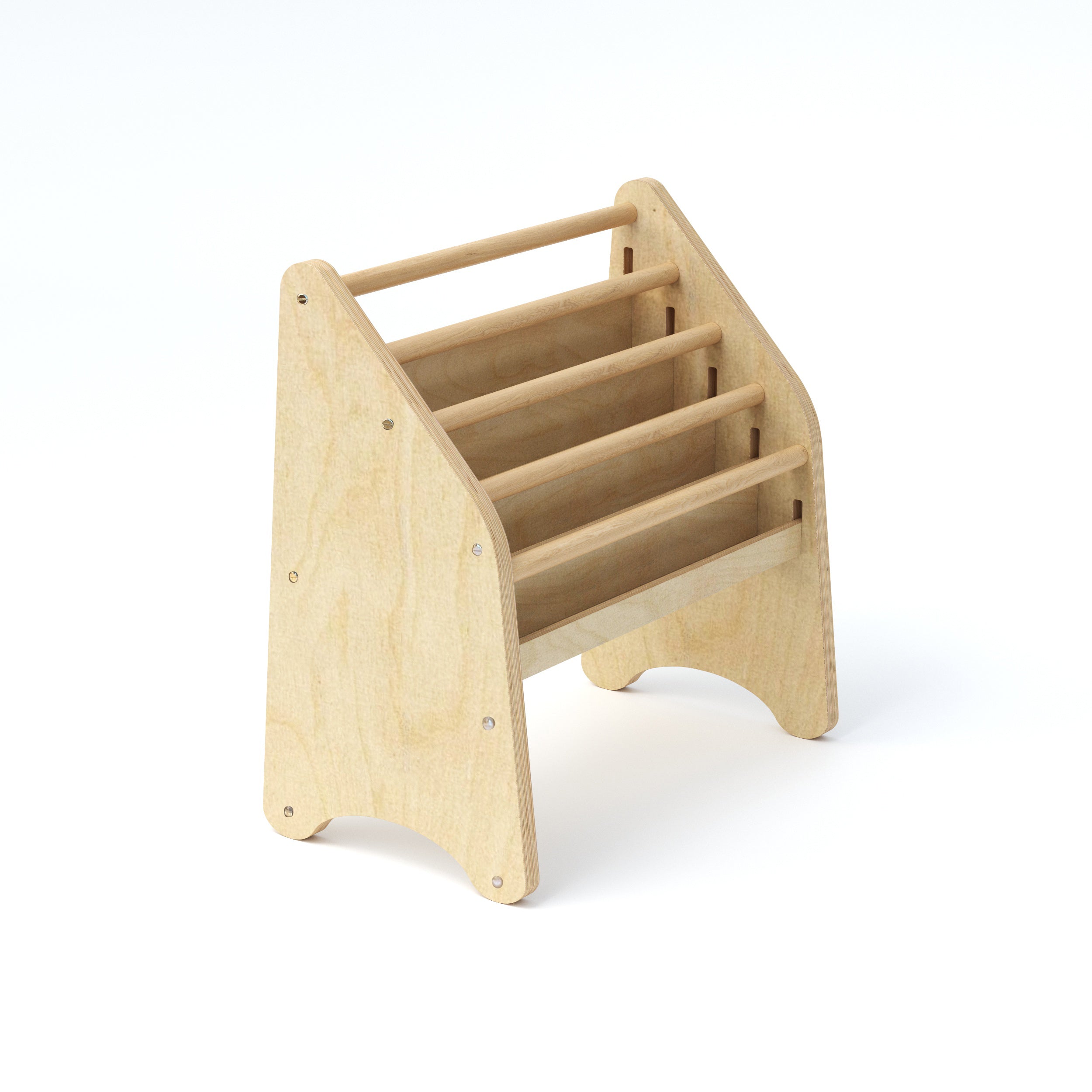Wooden Montessori Bookshelf