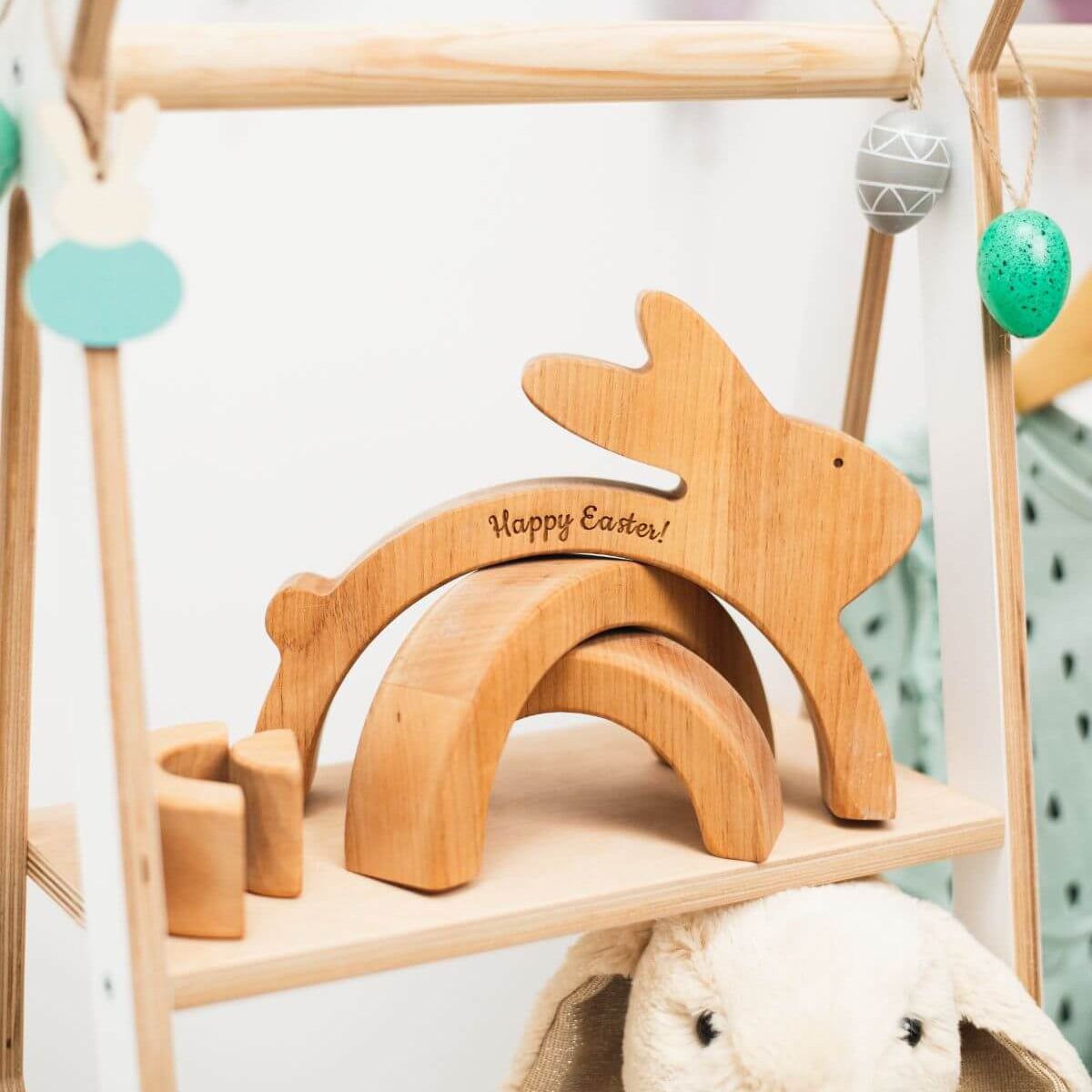 wooden toy bunny 