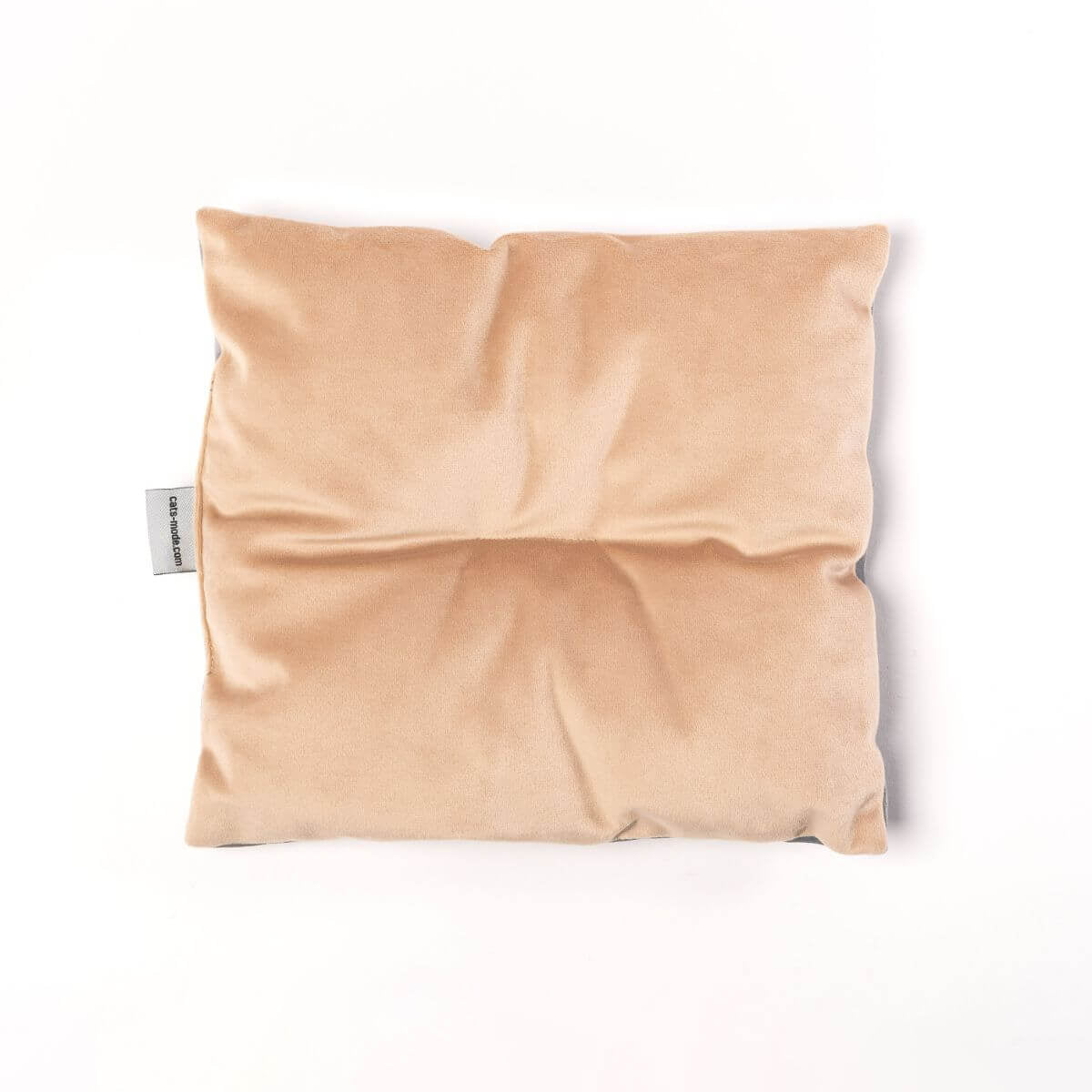 cozy cushion for cats in beige color