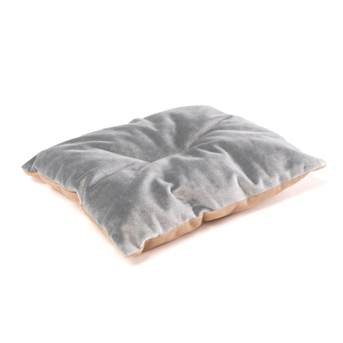 cat cushion pillow in grey color