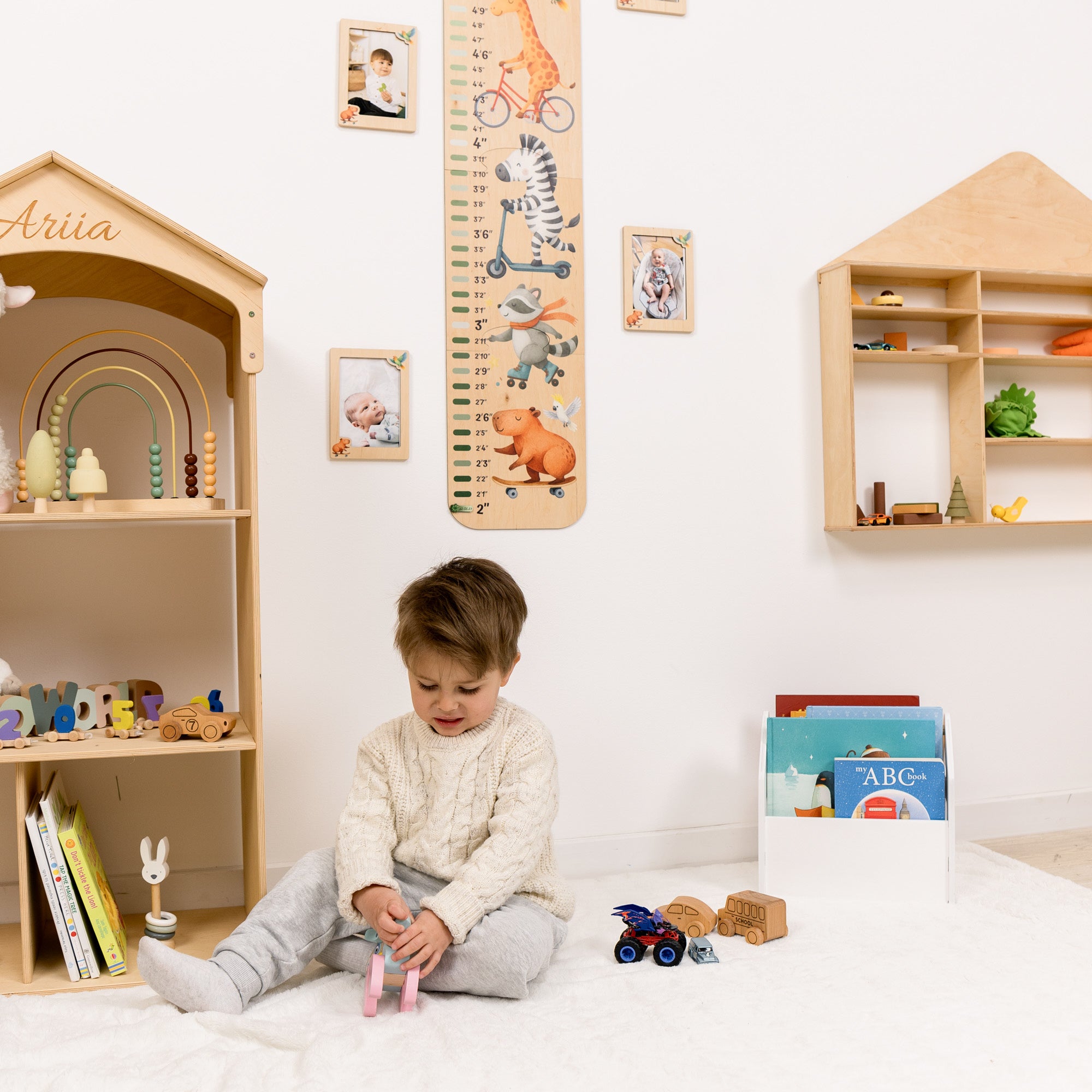 Tabla de crecimiento infantil - Osito de peluche