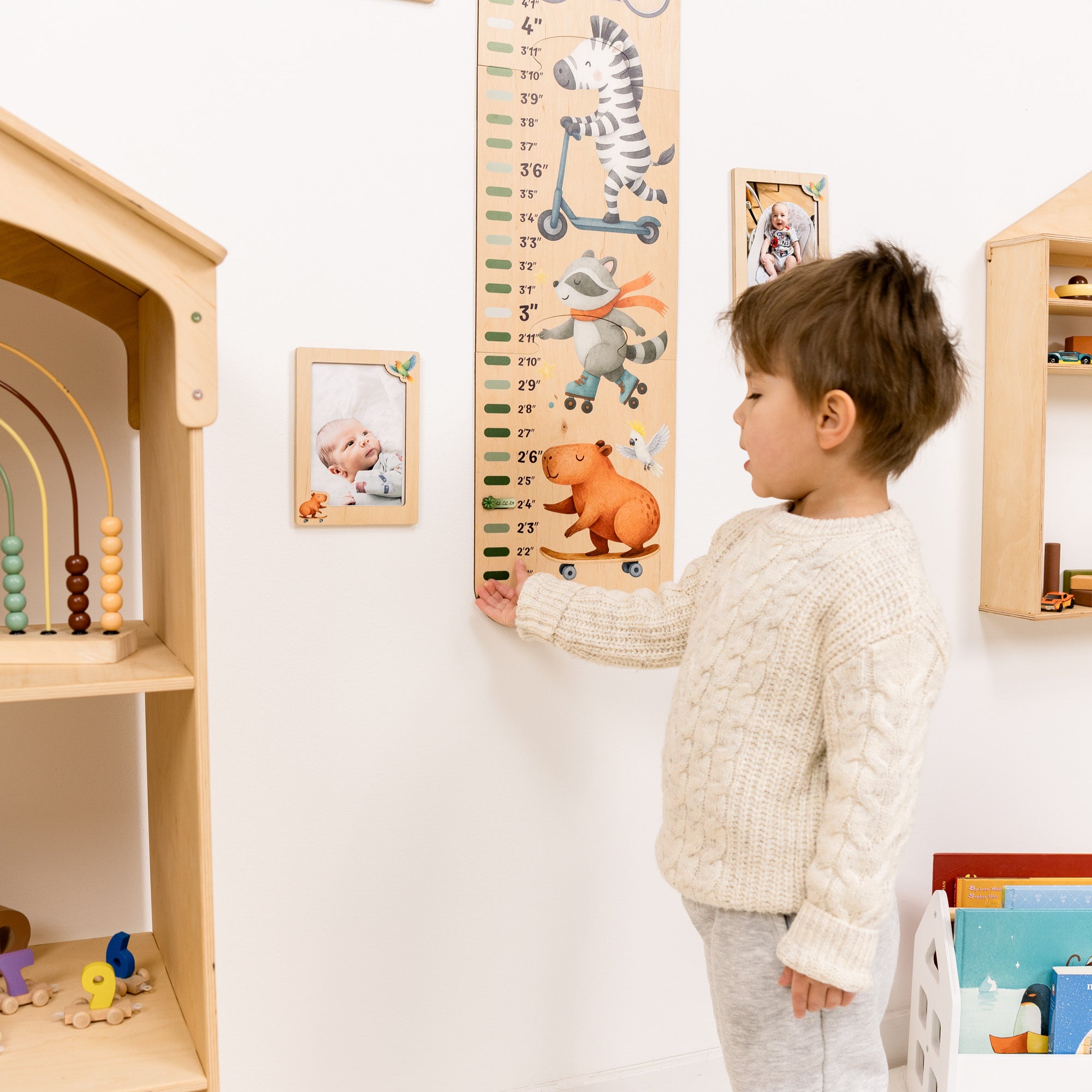 Tabla de crecimiento infantil - Osito de peluche