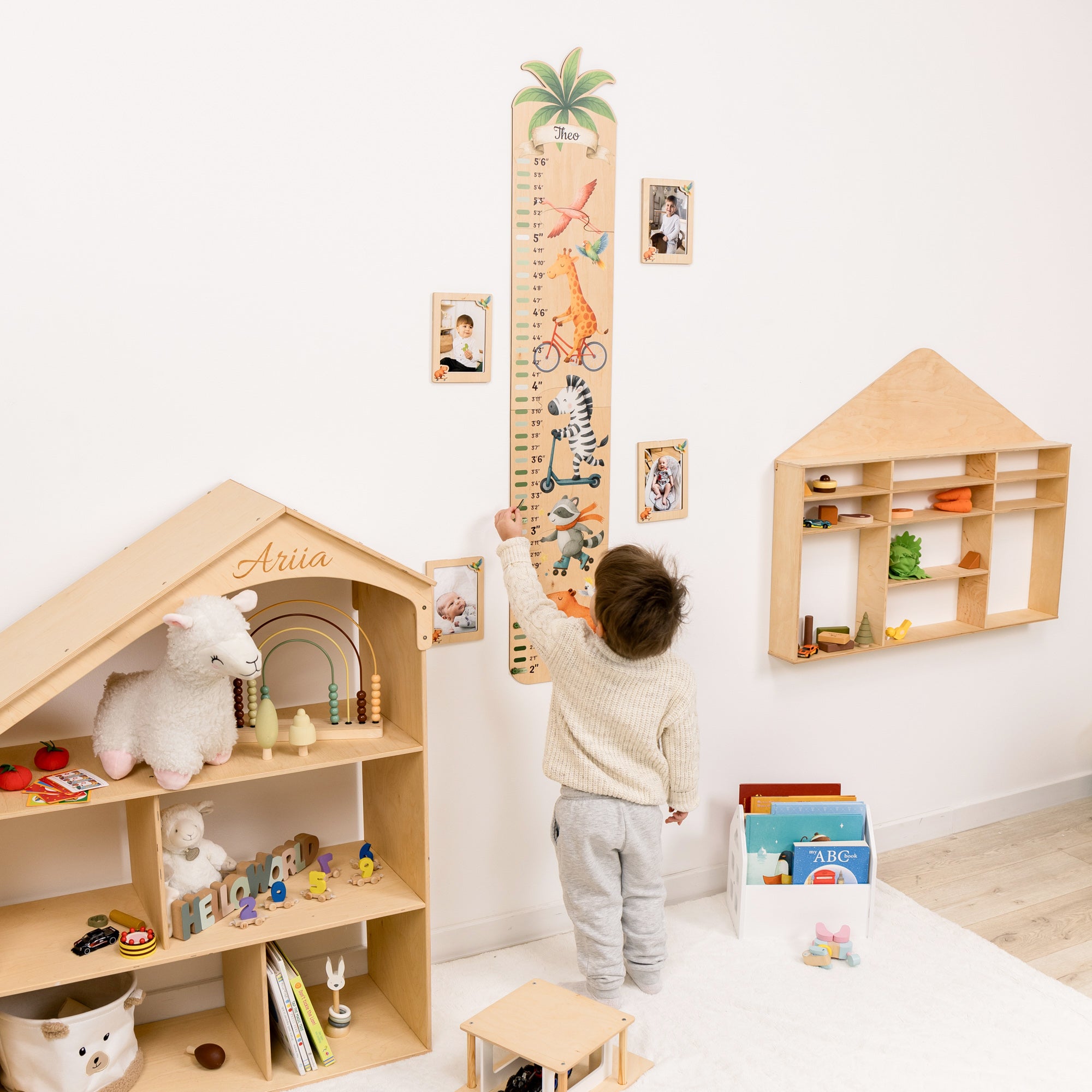 Tabla de crecimiento infantil - Osito de peluche