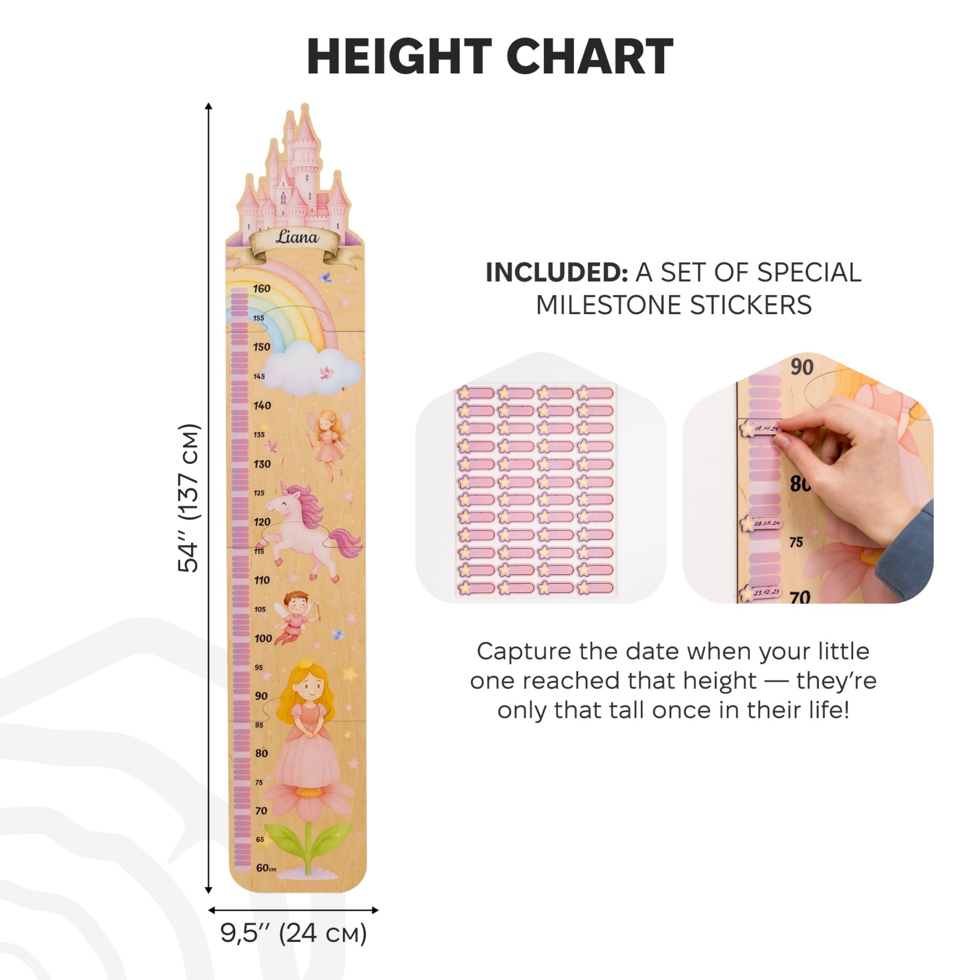 Child Growth Chart - Princess