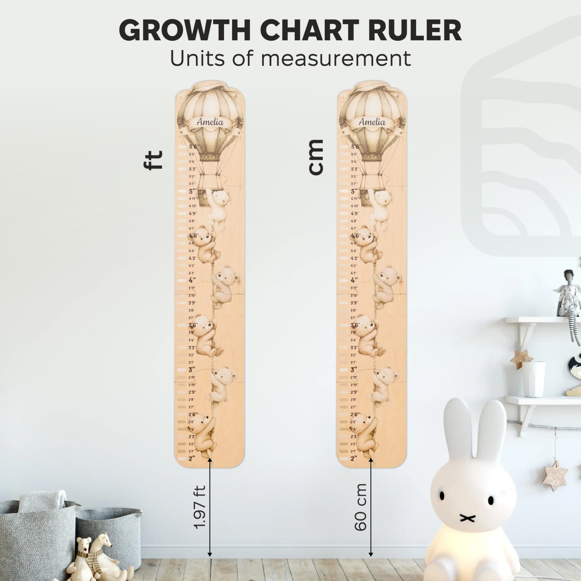 Child Growth Chart - Teddy Bear