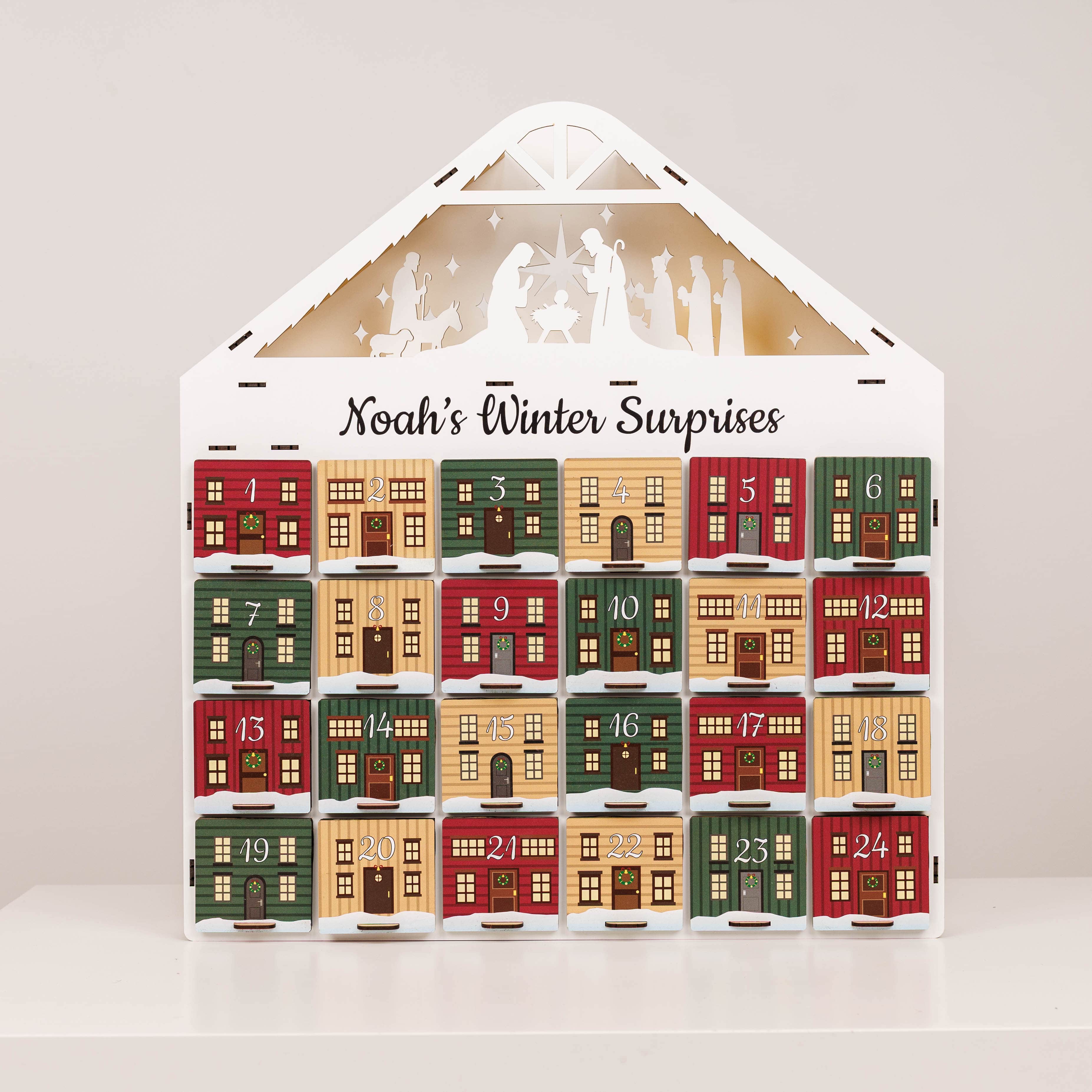 Christmas Advent Calendar - Colored | Enjoy The Wood