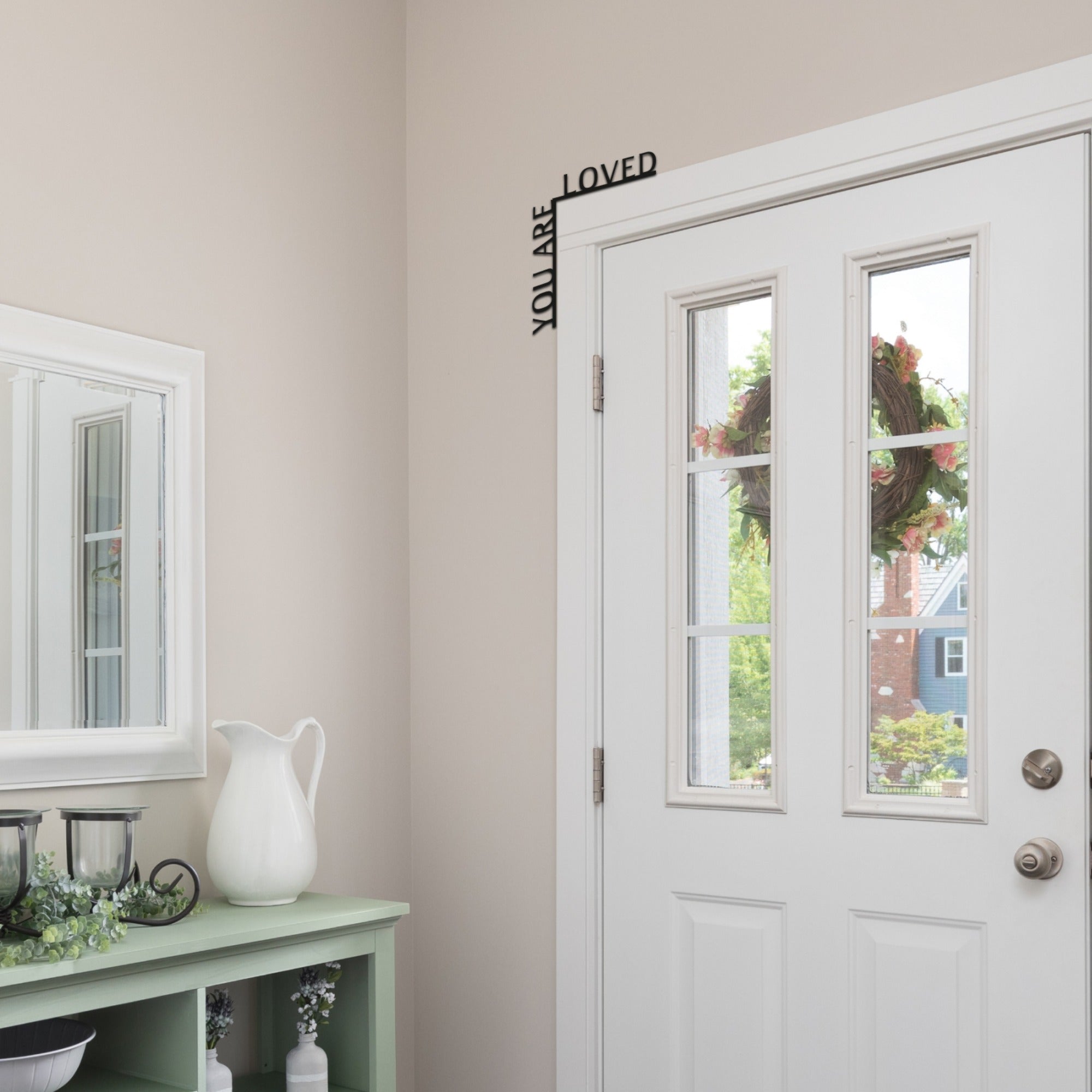 Wooden Corner Quote – You Are Loved