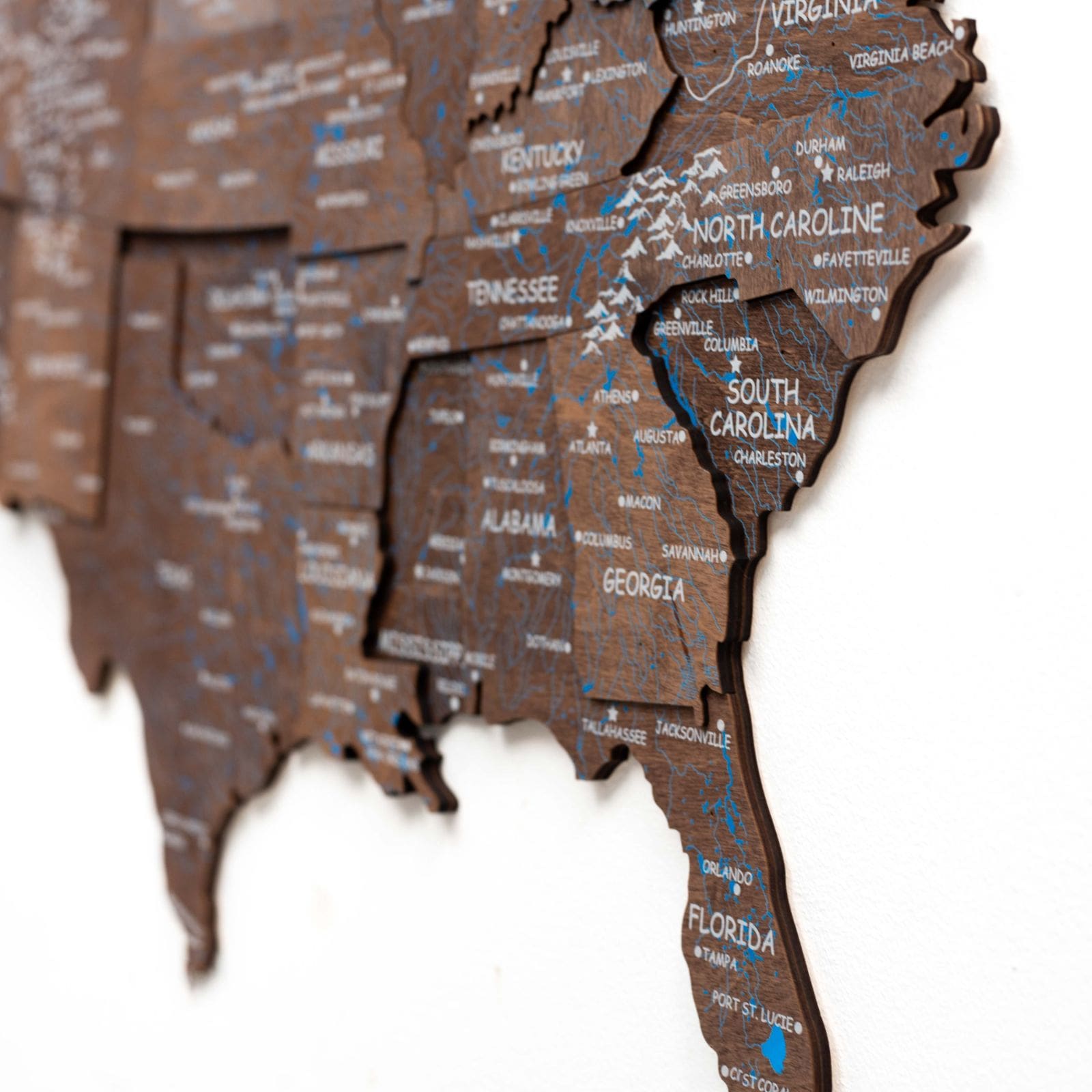 wood map of the united states