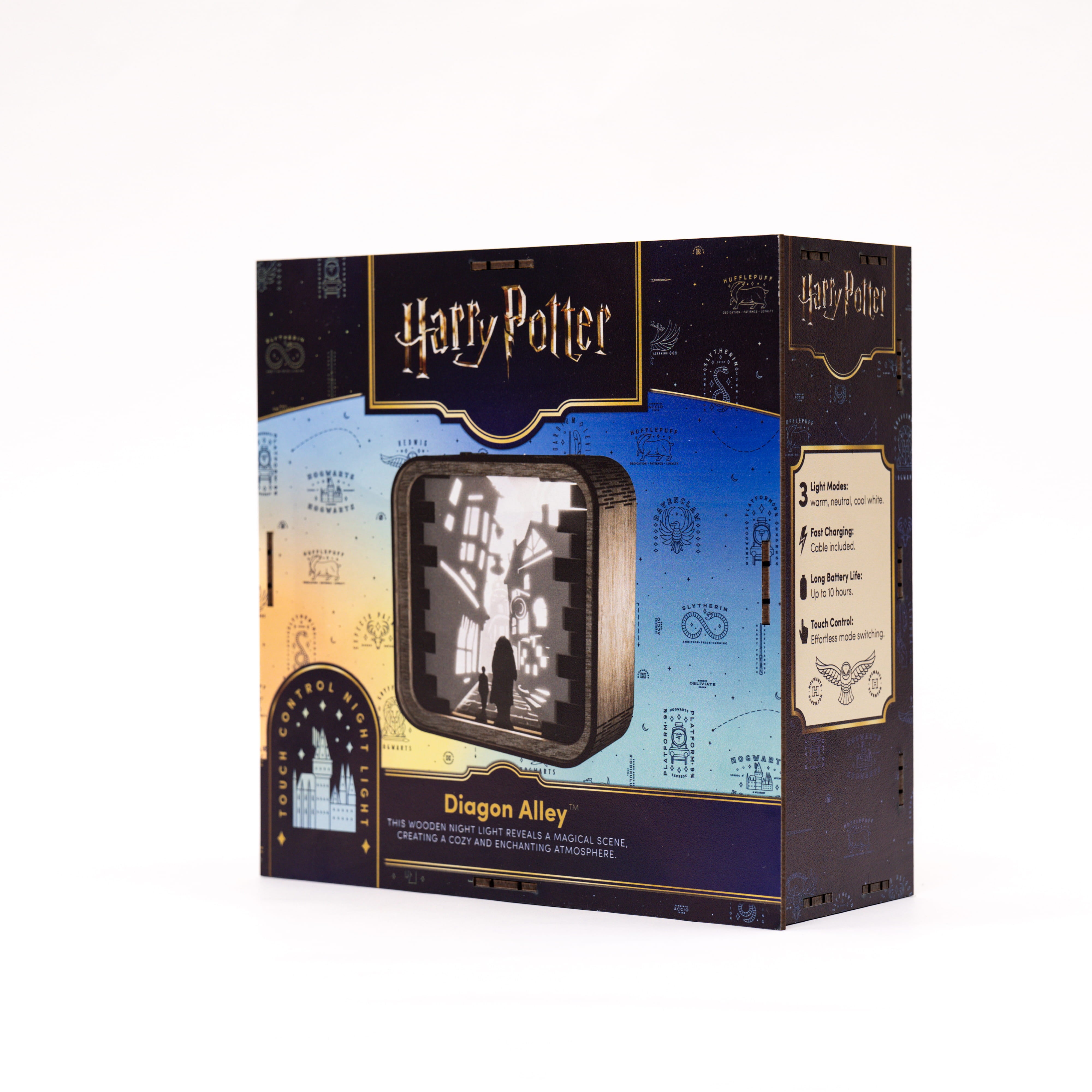 Wooden Paper Night Light - Diagon Alley by Enjoy The Wood 