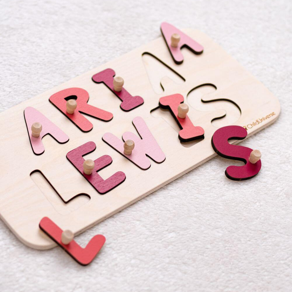 wooden double puzzle 