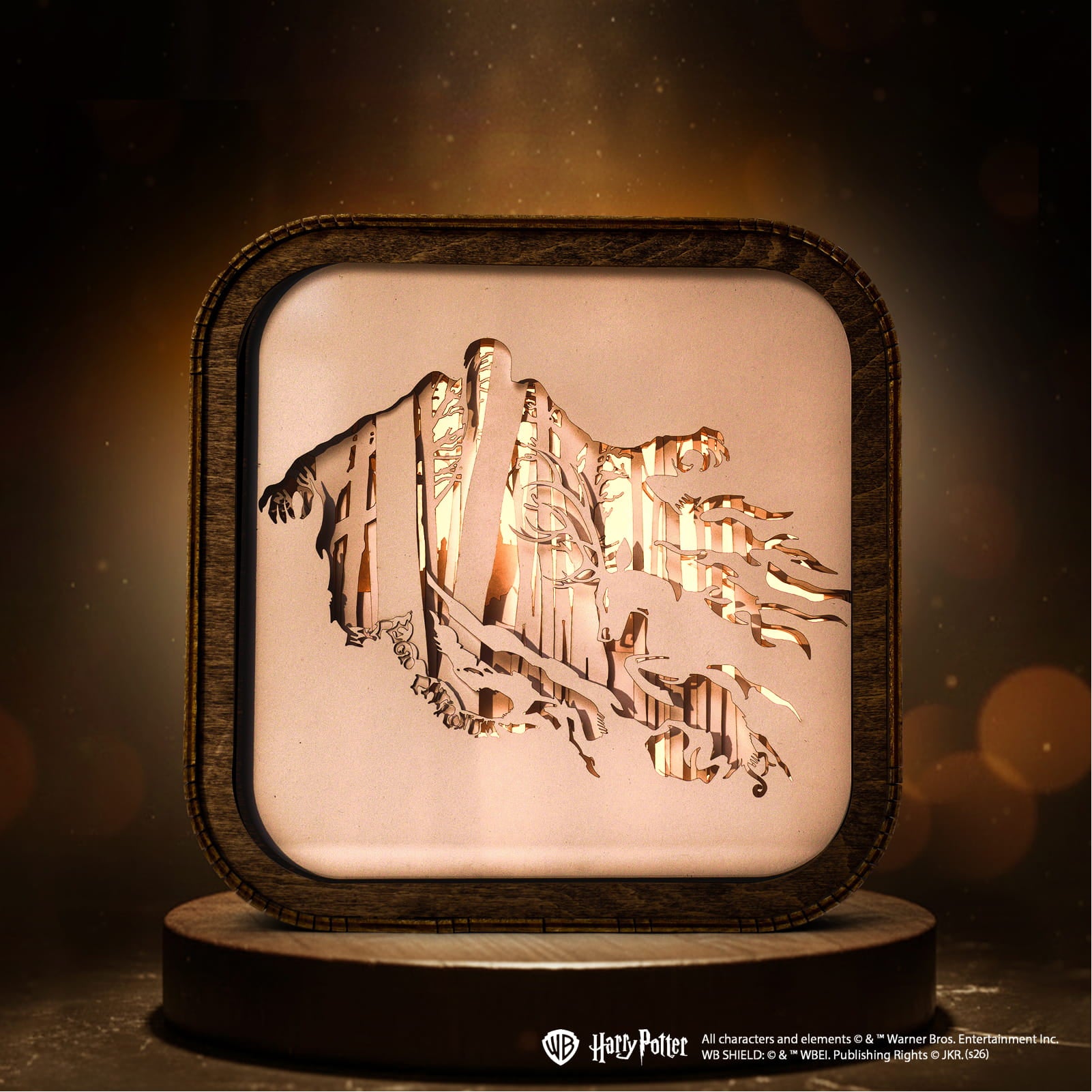 Wooden Paper Night Light - Expecto Patronum by Enjoy The Wood 