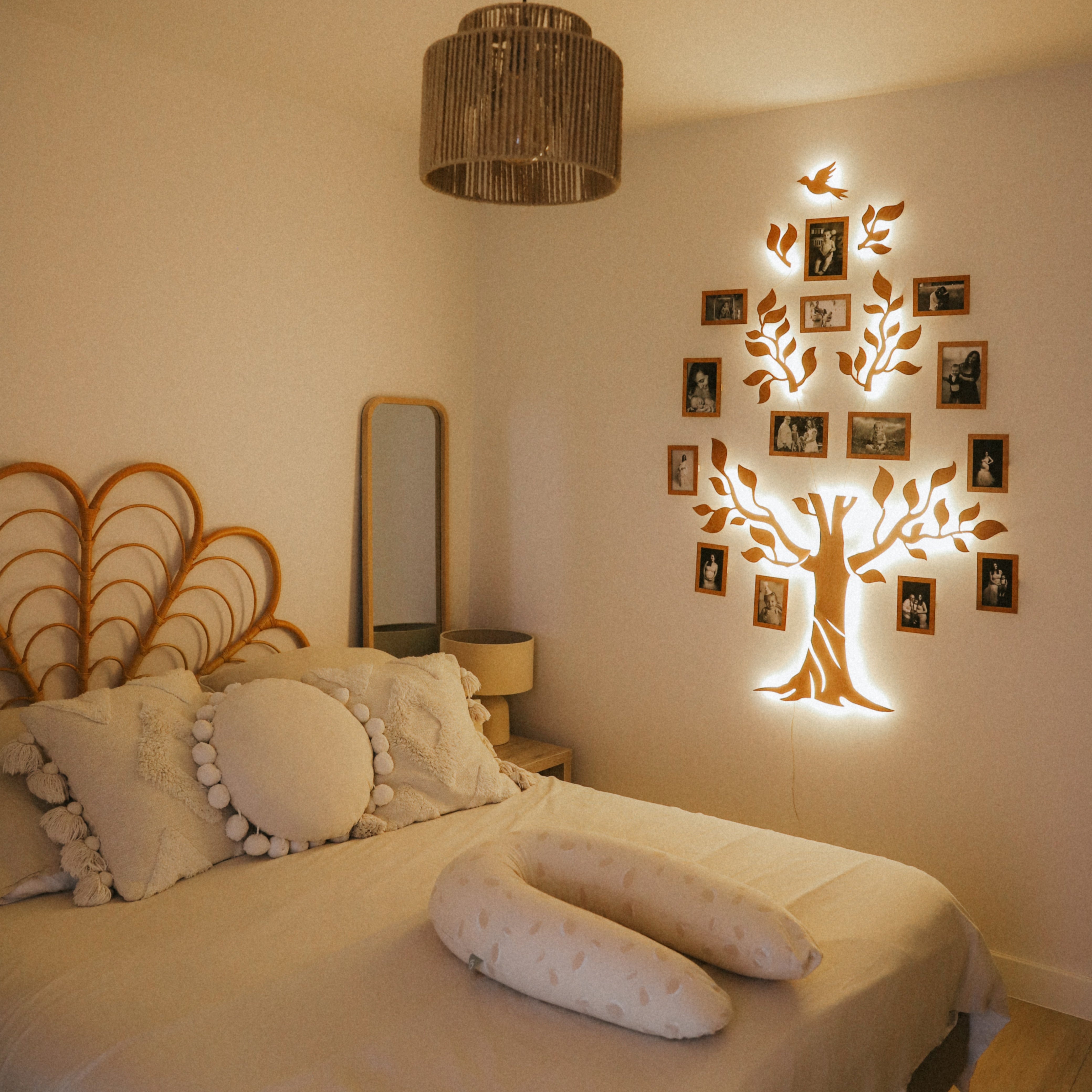 Wooden Led Family Tree - Nova