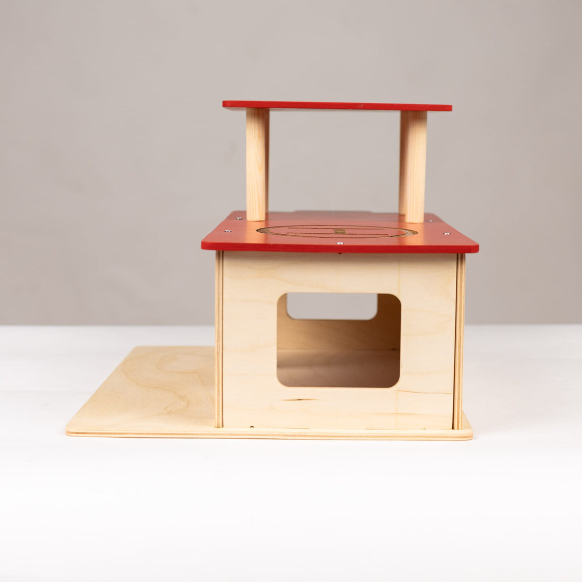 Wooden Fire Station Toy