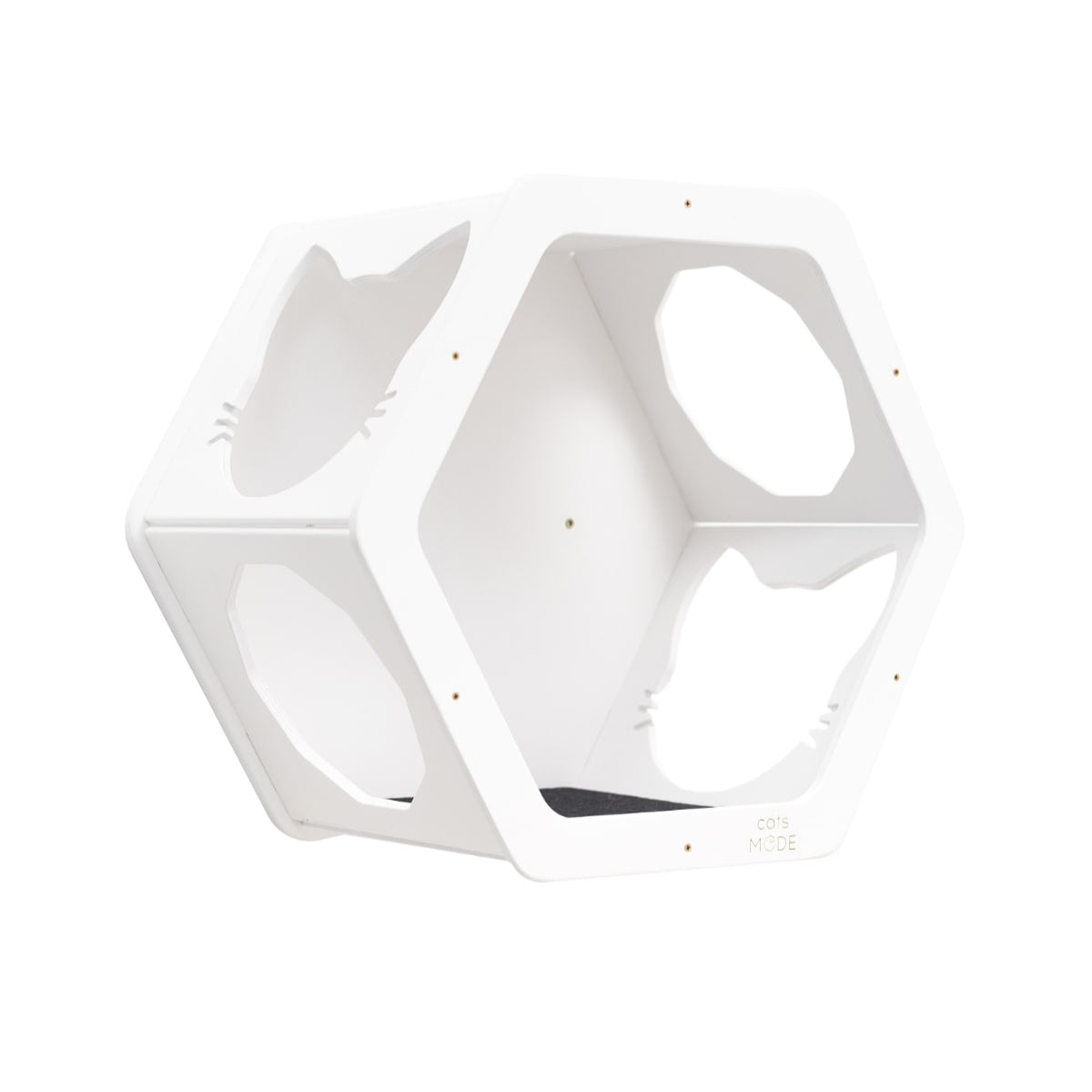 wall shelves for cats to climb in white color