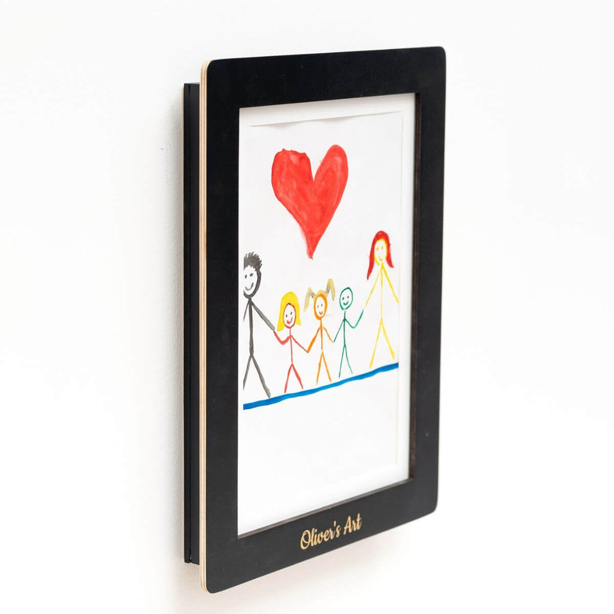 art storage frame black and with no glass