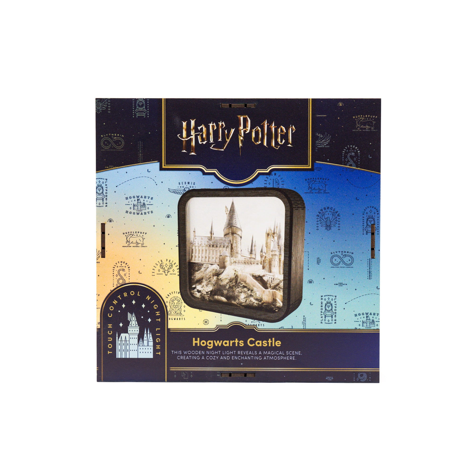 Wooden Acrylic Harry Potter Night Light - Hogwarts Castle by Enjoy The Wood 