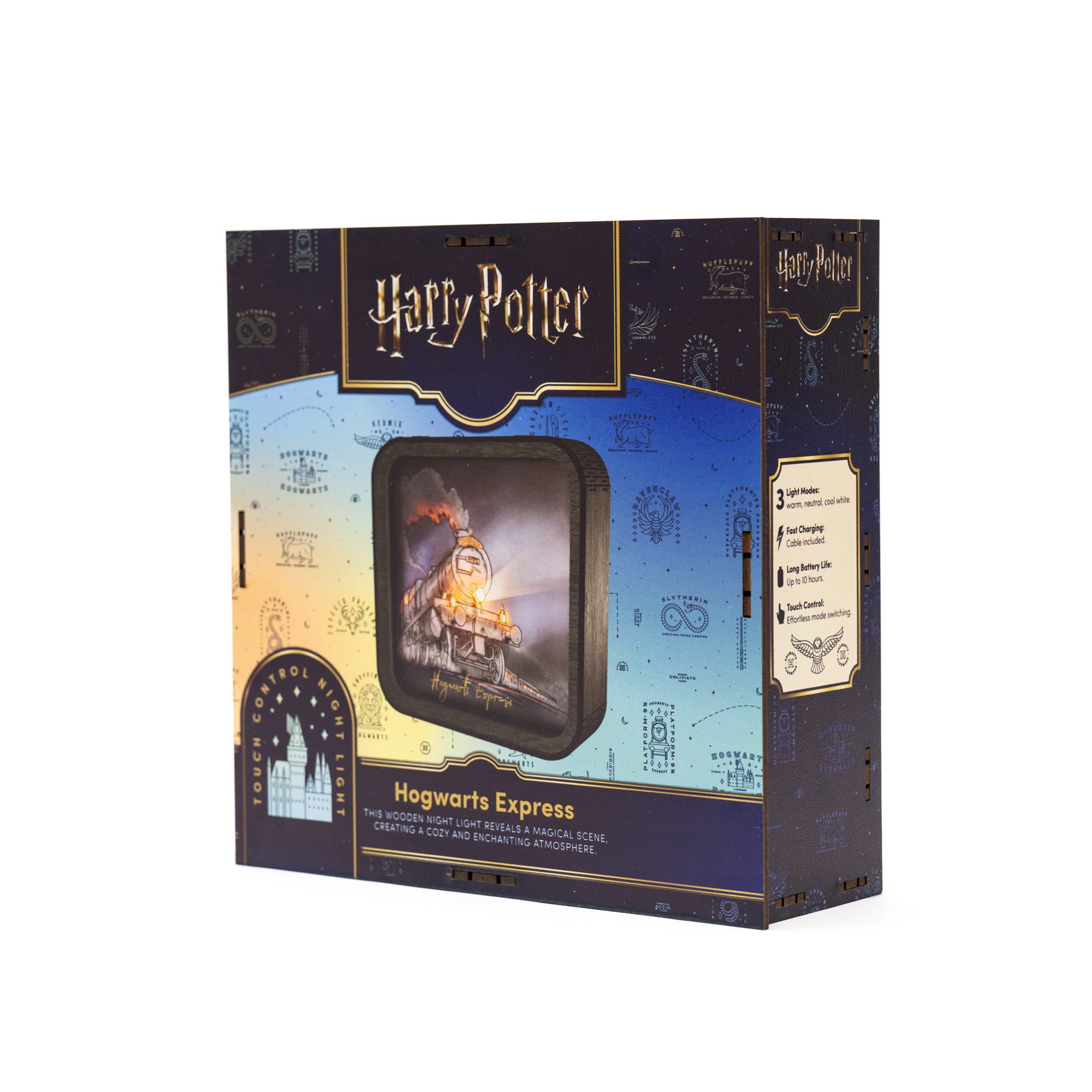 Wooden Acrylic Harry Potter Night Light - Hogwarts Express by Enjoy The Wood 