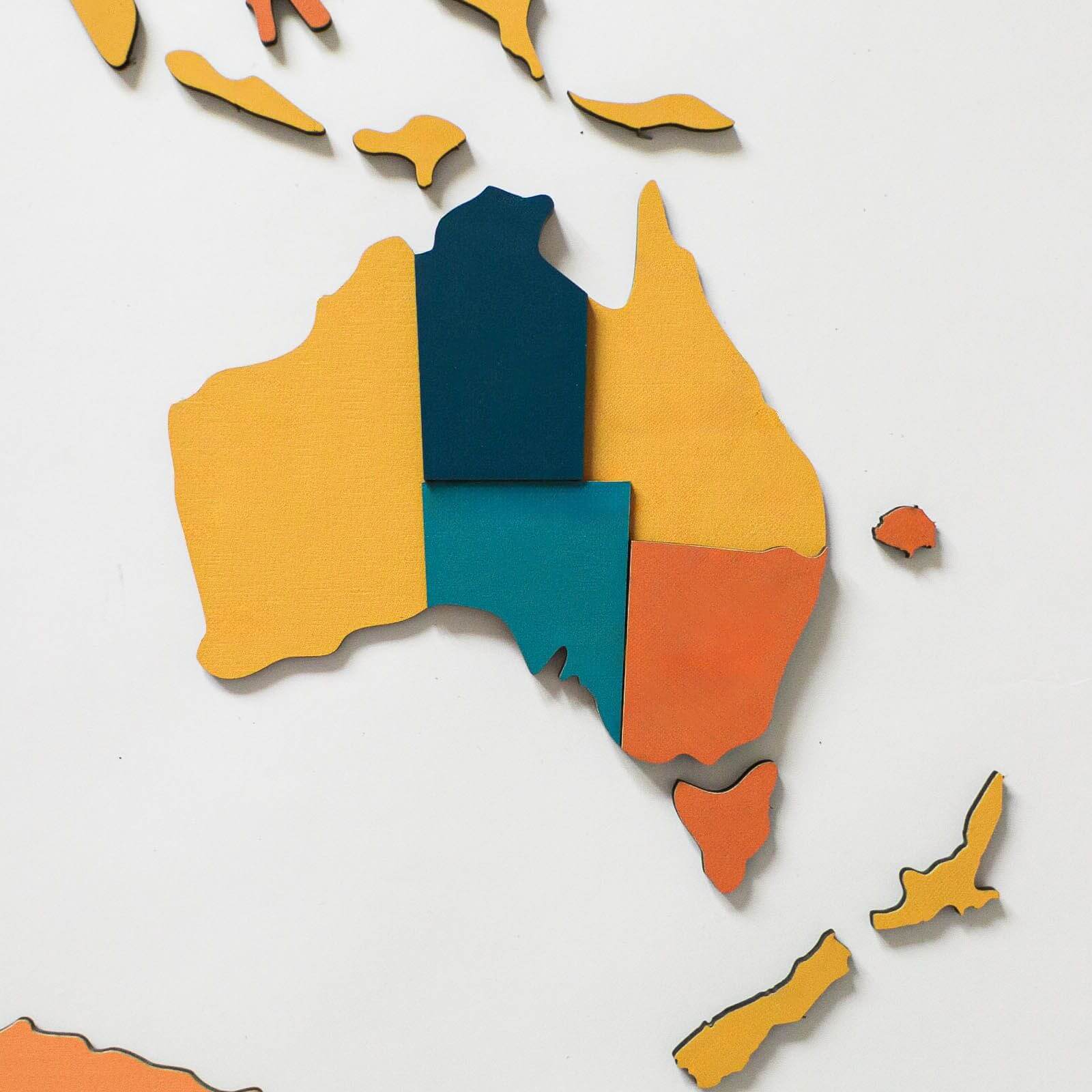 Travel, Learn and Explore With These Wooden World Maps by Enjoy The Wood