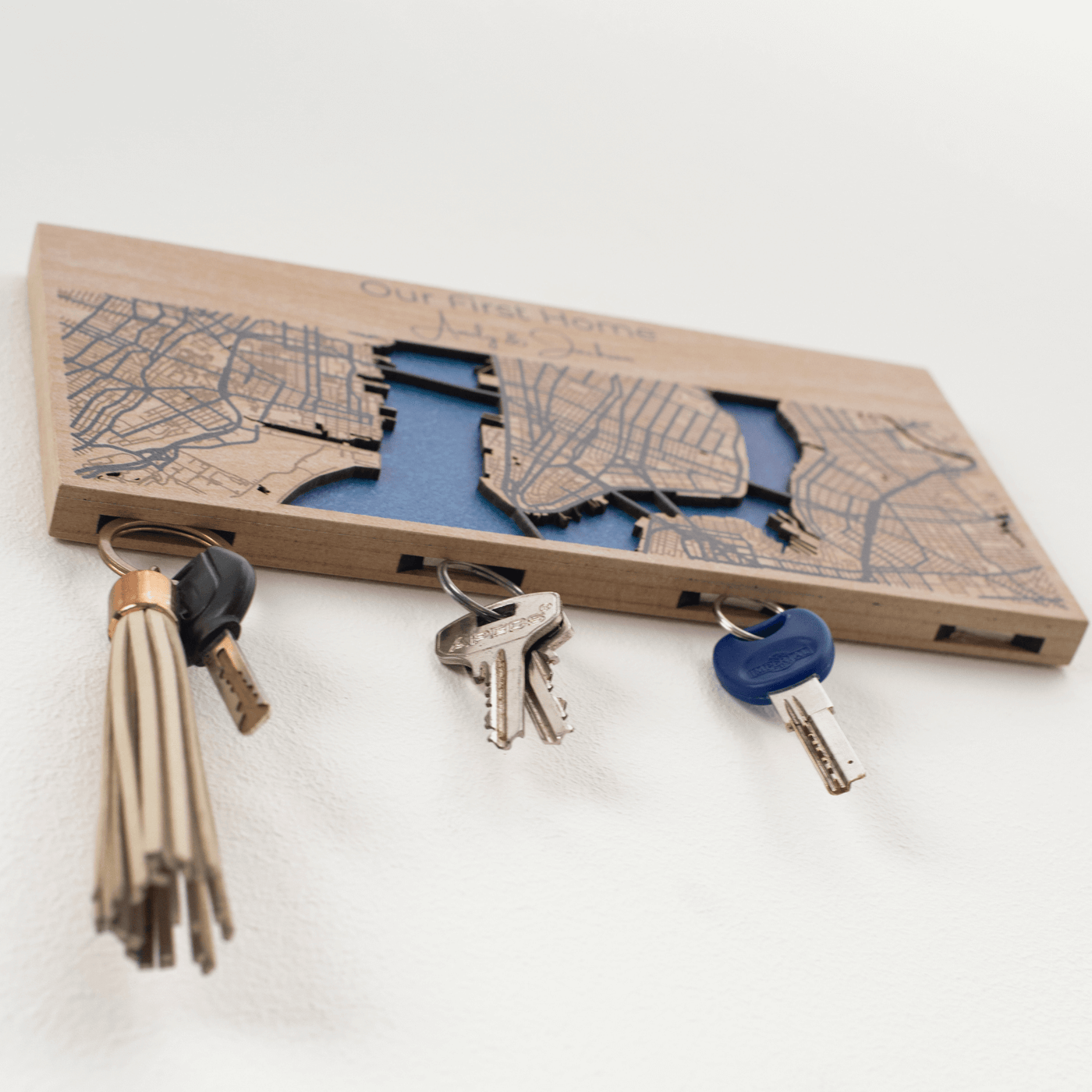 Wooden Key Holders - Key Holders for Wall made of Wood