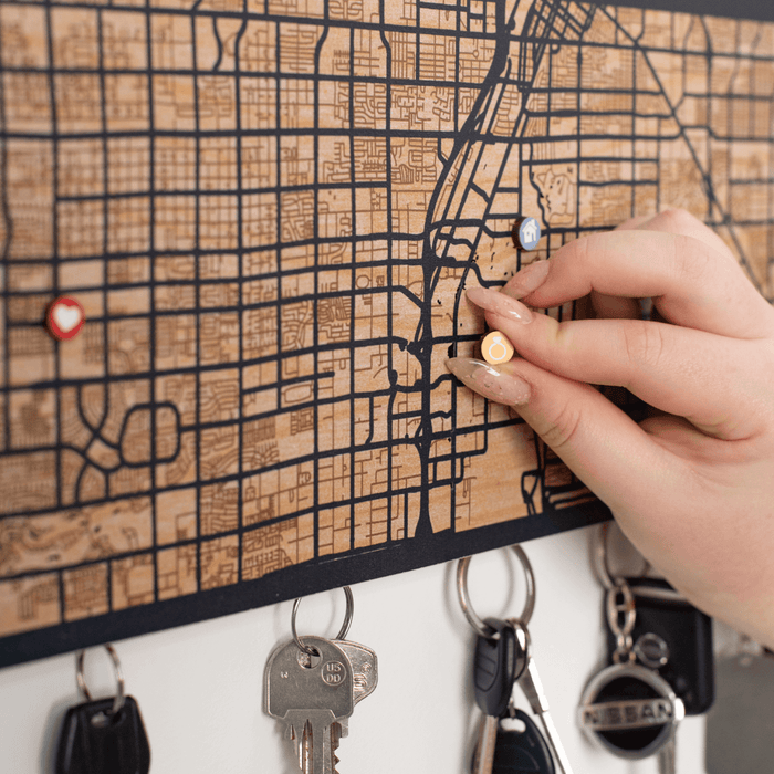 Wooden Key Holders Key Holders for Wall made of Wood