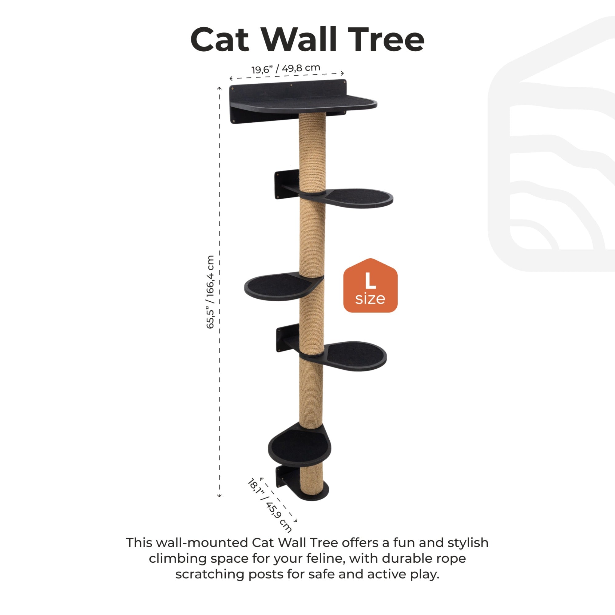 Large Cat Tree – Black