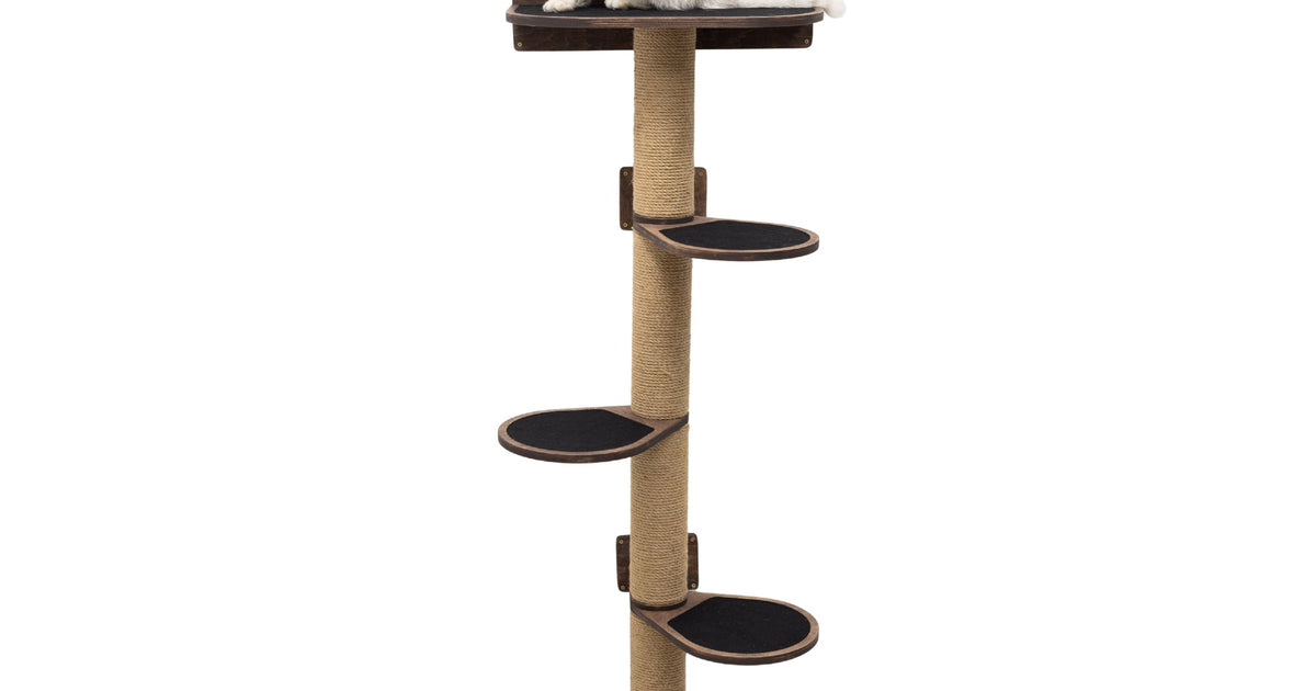 Large Cat Tree – Dark Walnut | Enjoy The Wood
