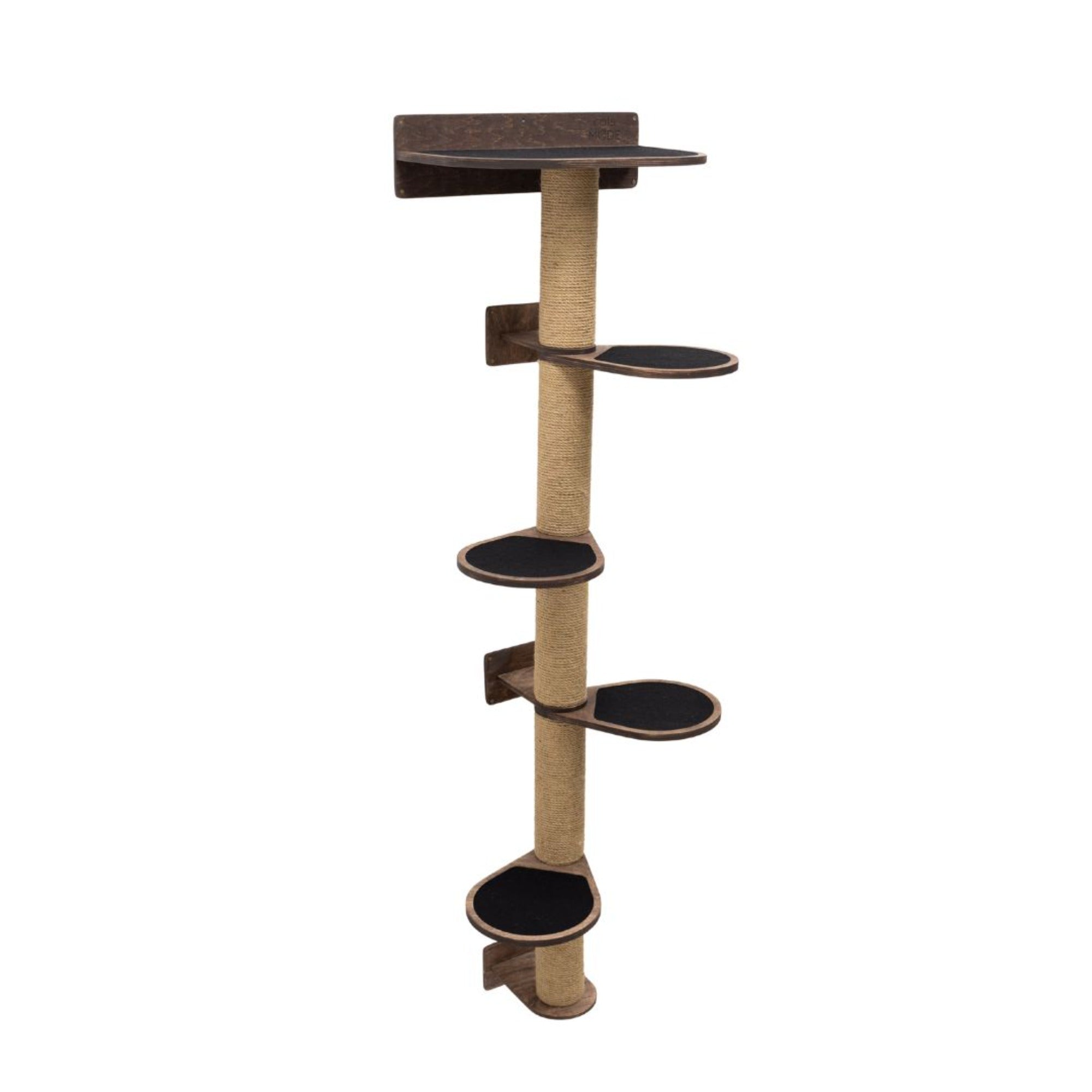 Large Cat Tree – Dark Walnut | Enjoy The Wood