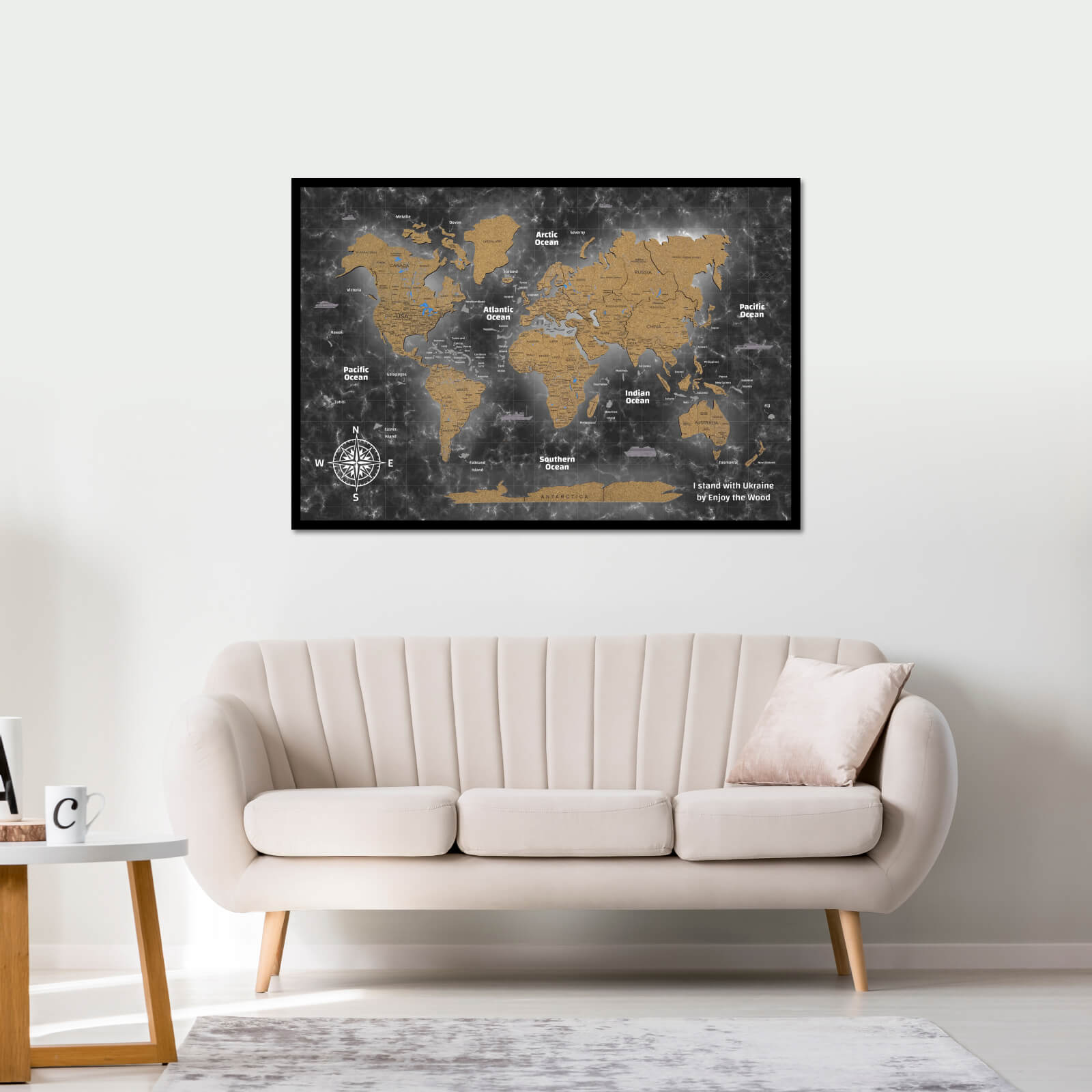 world cork map