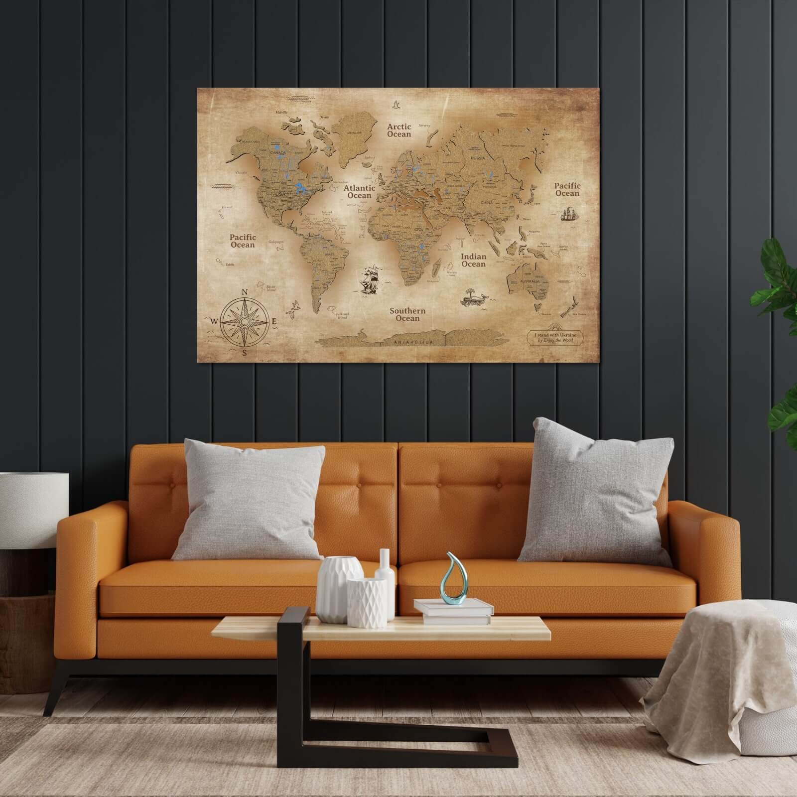 world cork map