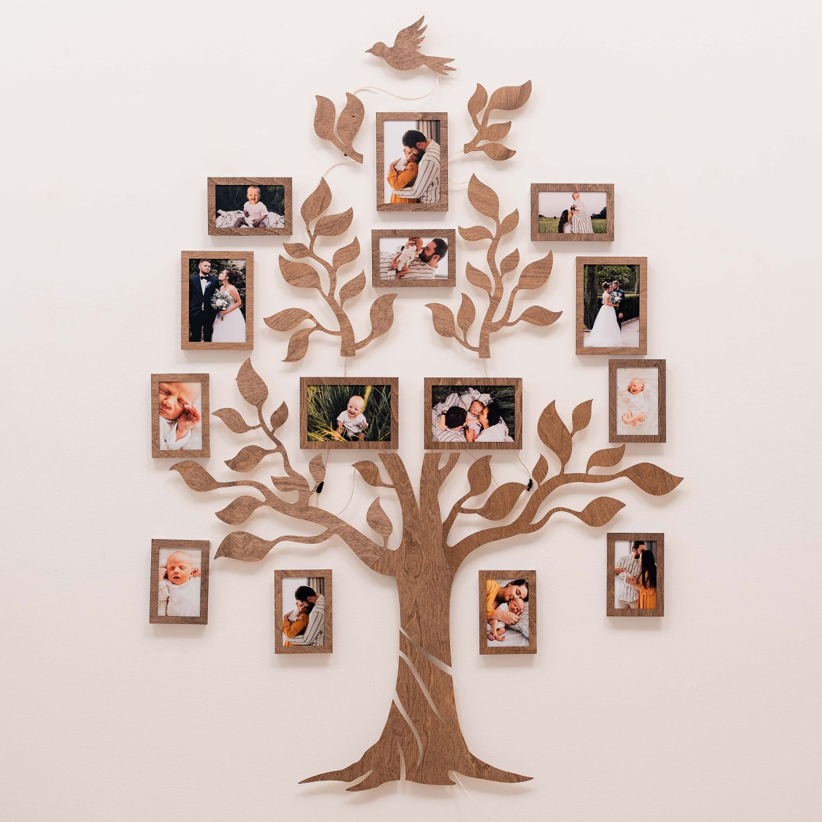 lighted family tree