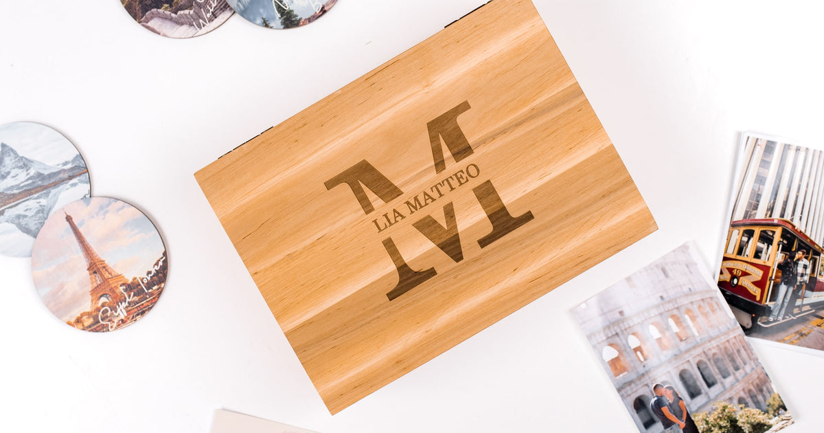 Classic Memory Box - Monogram | Enjoy The Wood