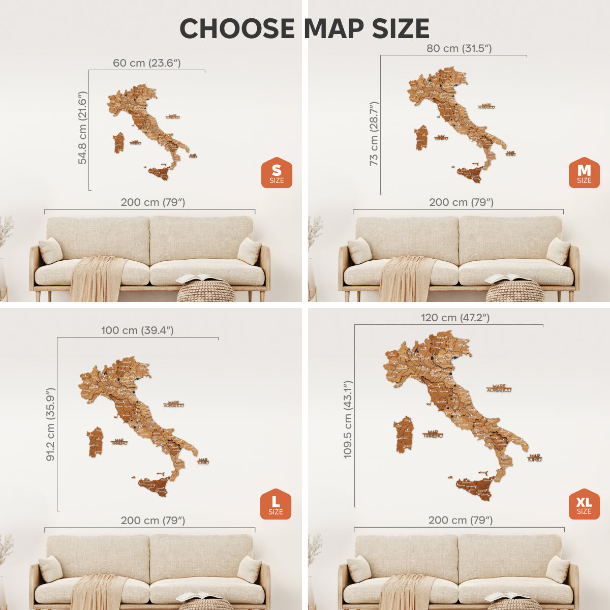 info italy oak map