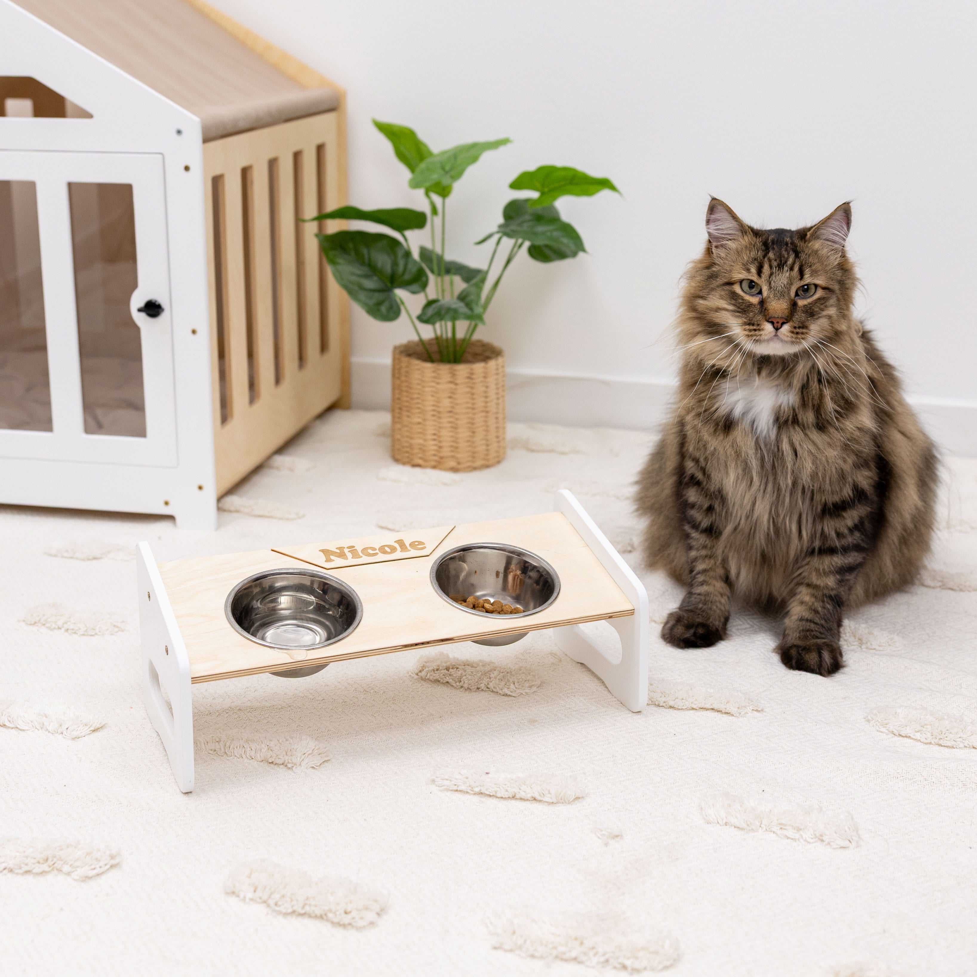 Pet Bowl Stand - Classic by Enjoy The Wood 