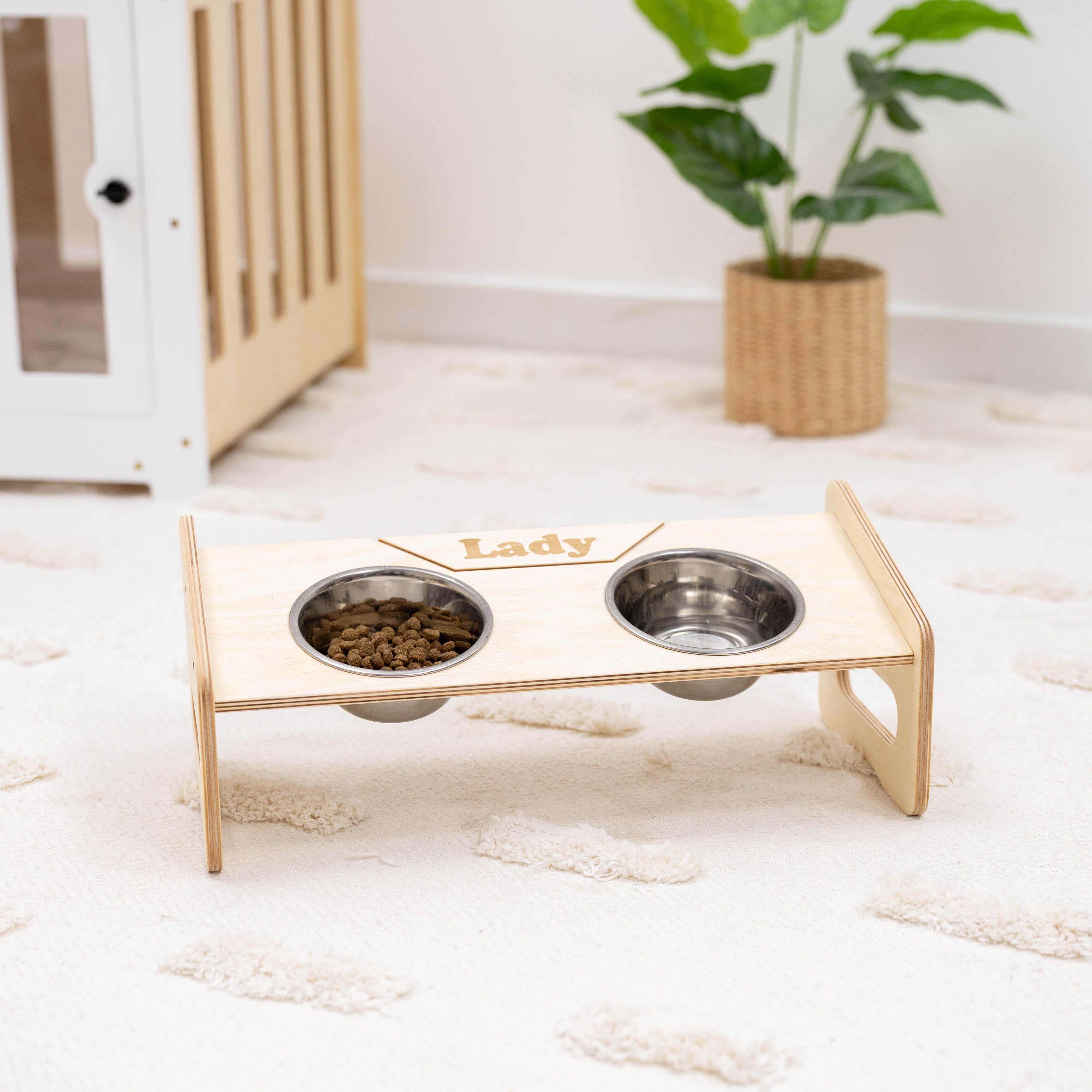 Pet Bowl Stand - Classic by Enjoy The Wood 