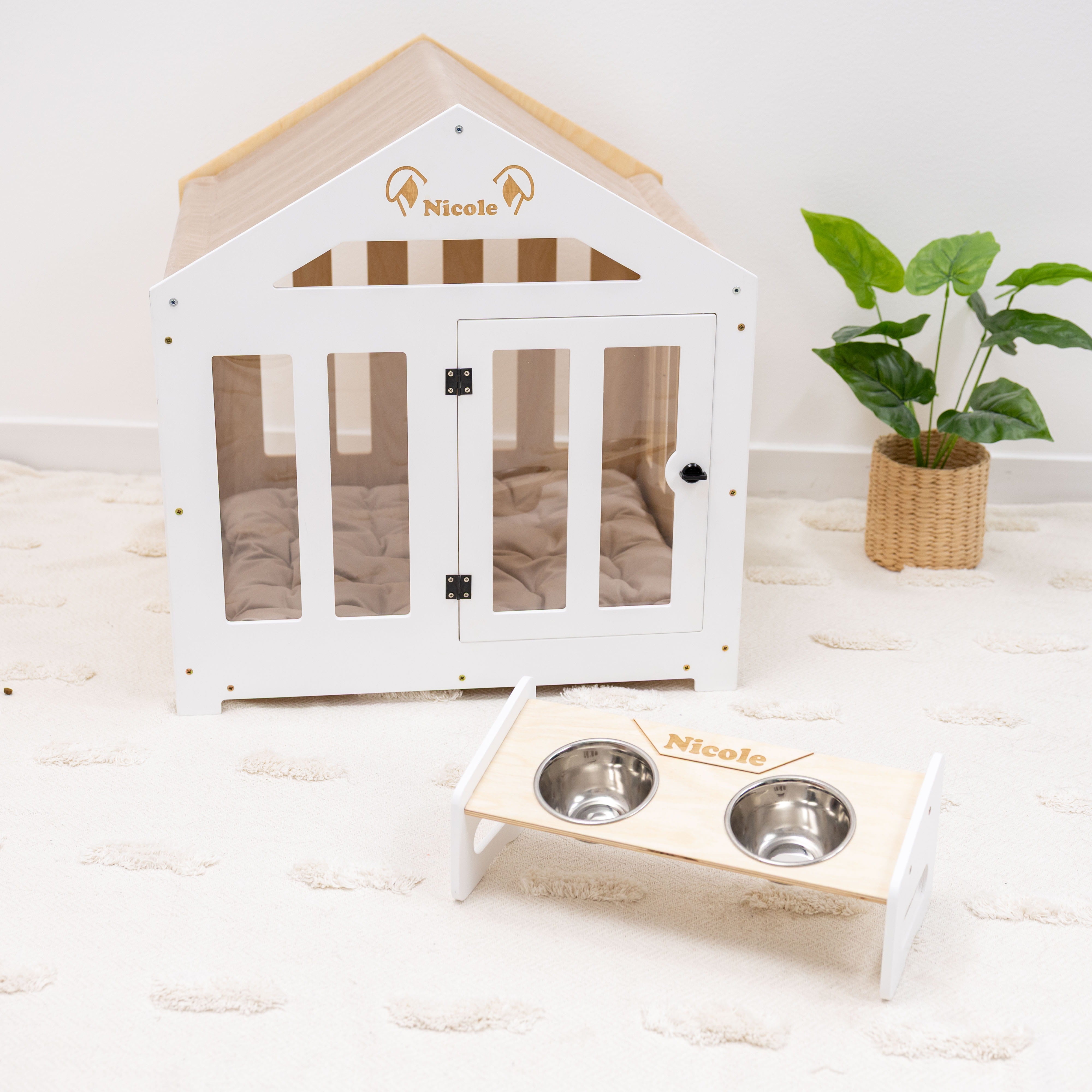 Pet Bowl Stand - Classic by Enjoy The Wood 