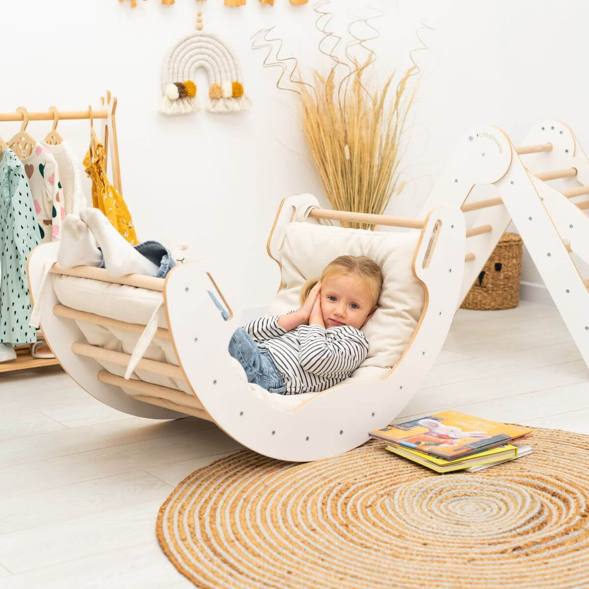 pikler triangle climbing set