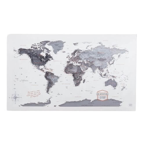 wall map canvas