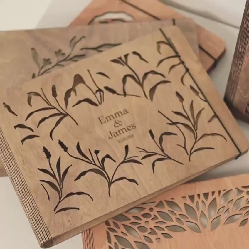 wooden album