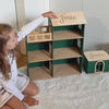 Wooden Dollhouse - Green