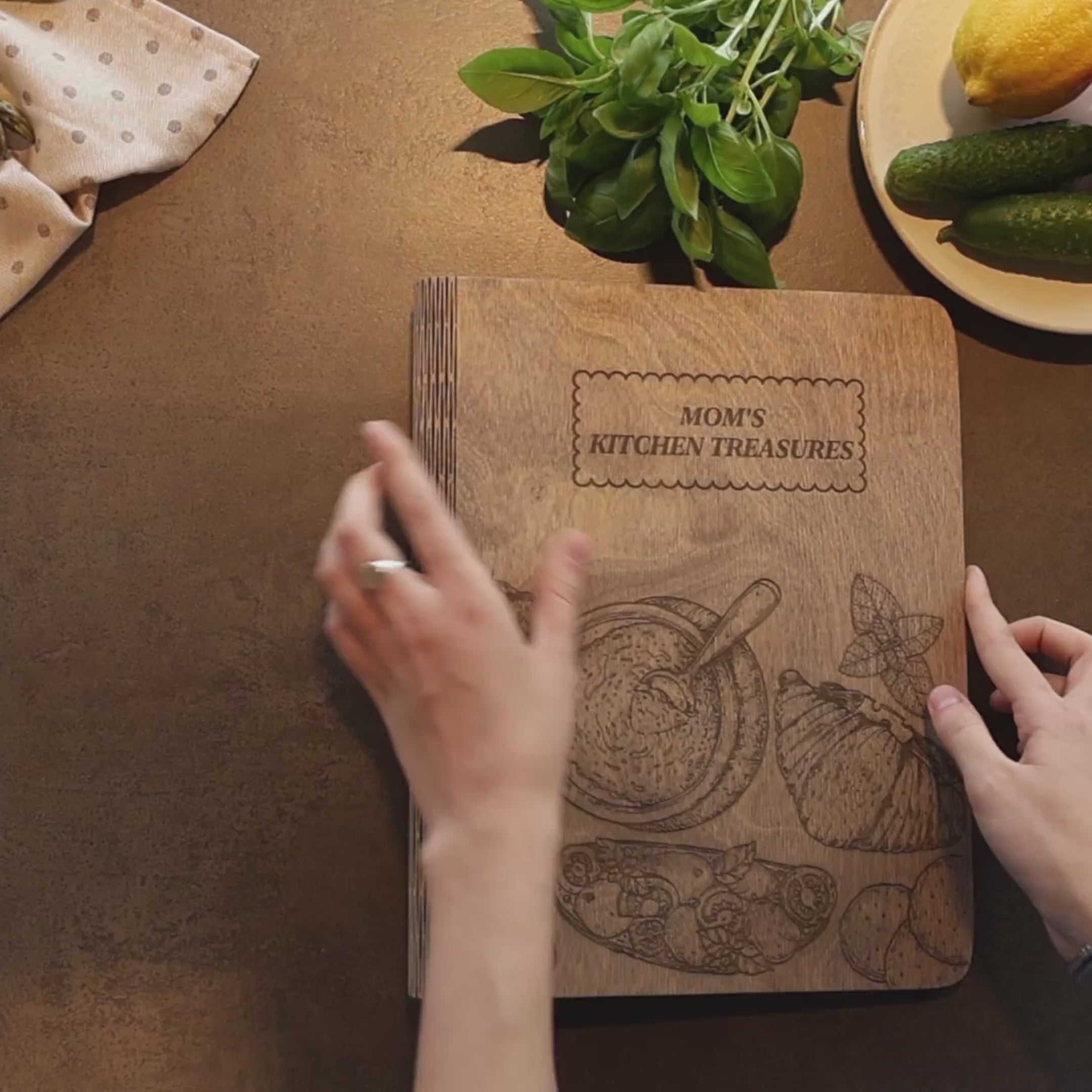 wooden book