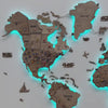 light up world map