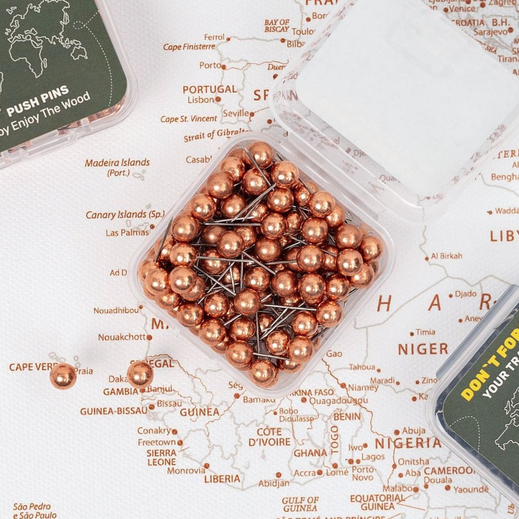 Canvas Push Pins Rose Gold