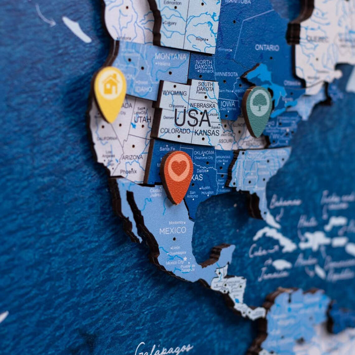 Push Pins for Maps Unique Decorative Map Pins from Enjoy The Wood