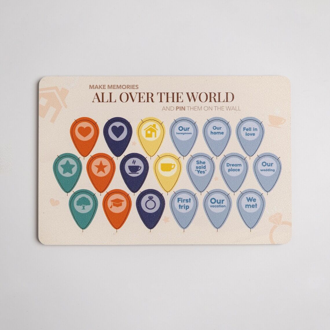 Wooden Location Pins from Enjoy The Wood → Order Now