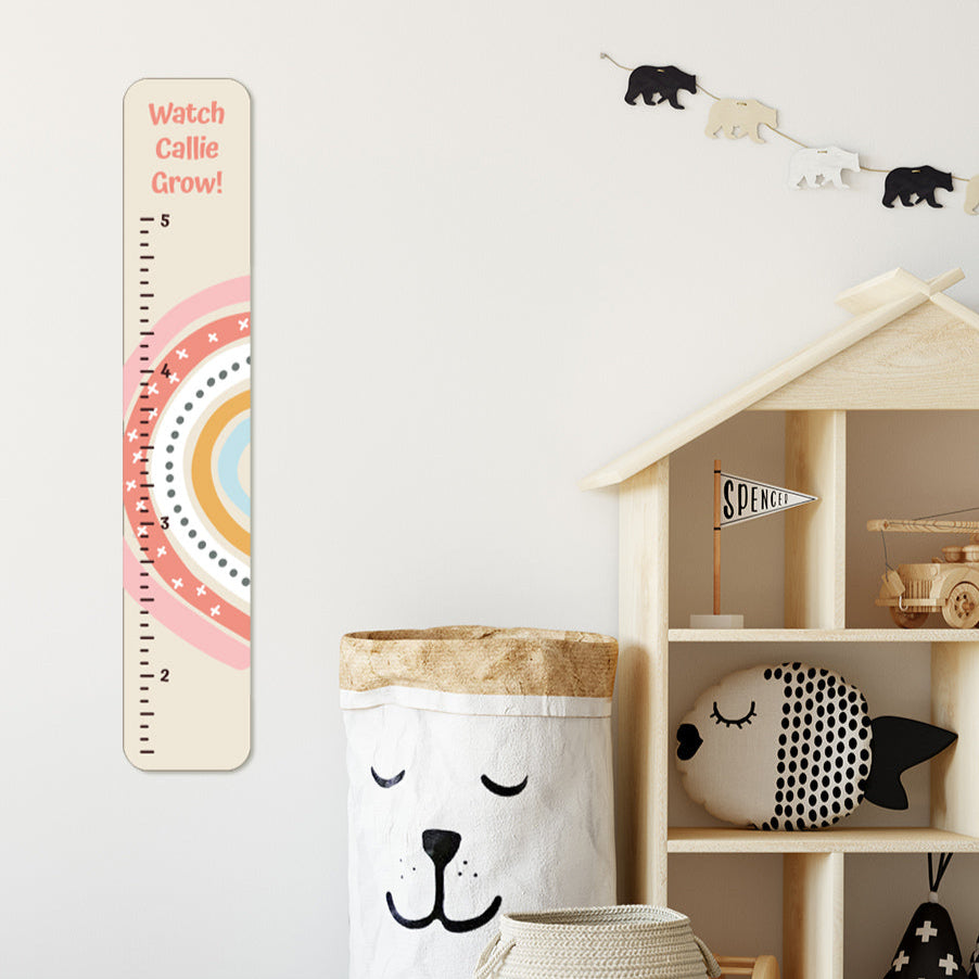 growth chart  rainbow